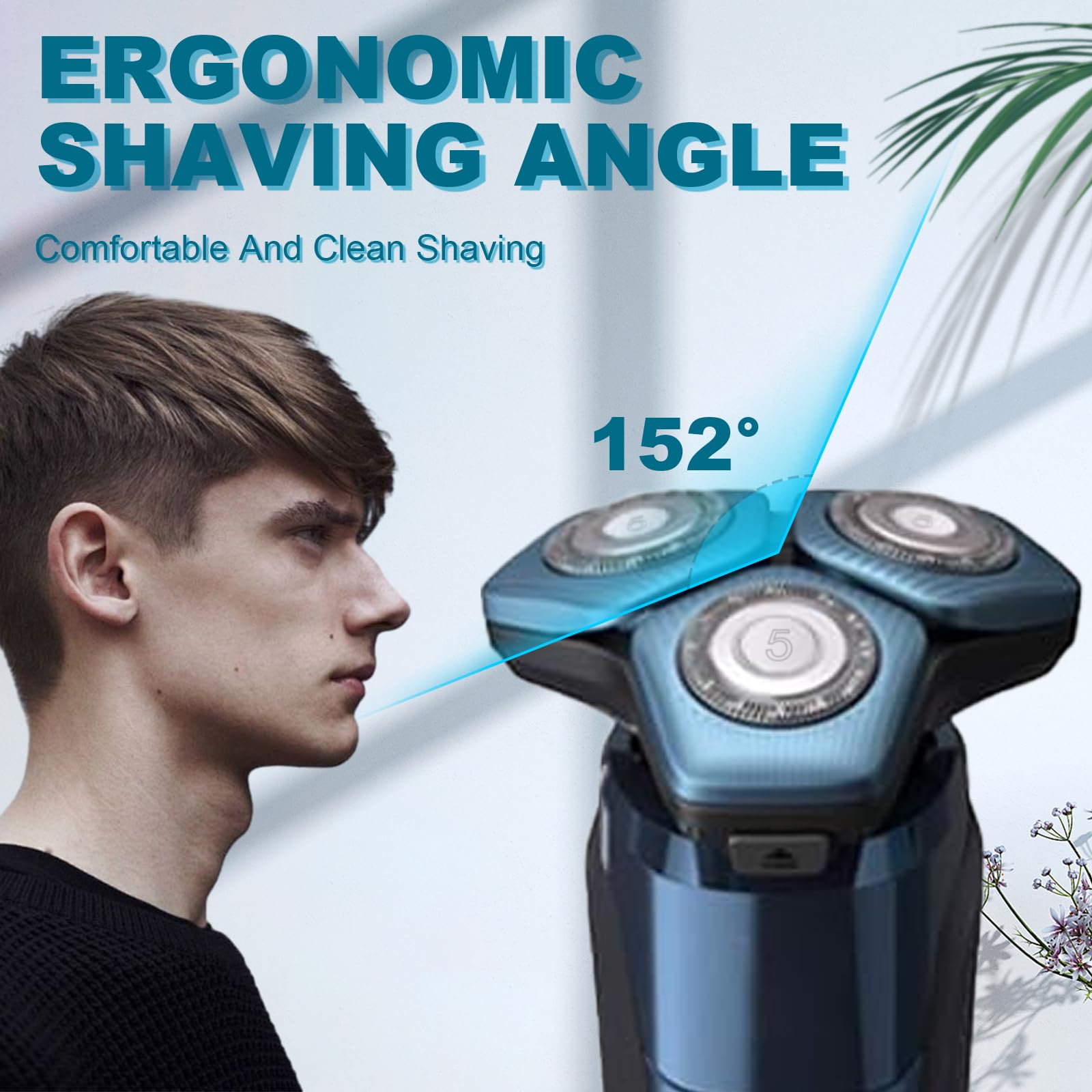 9 Pack Sh50 Replacement Head Compatible With Philips Norelco Series 5000