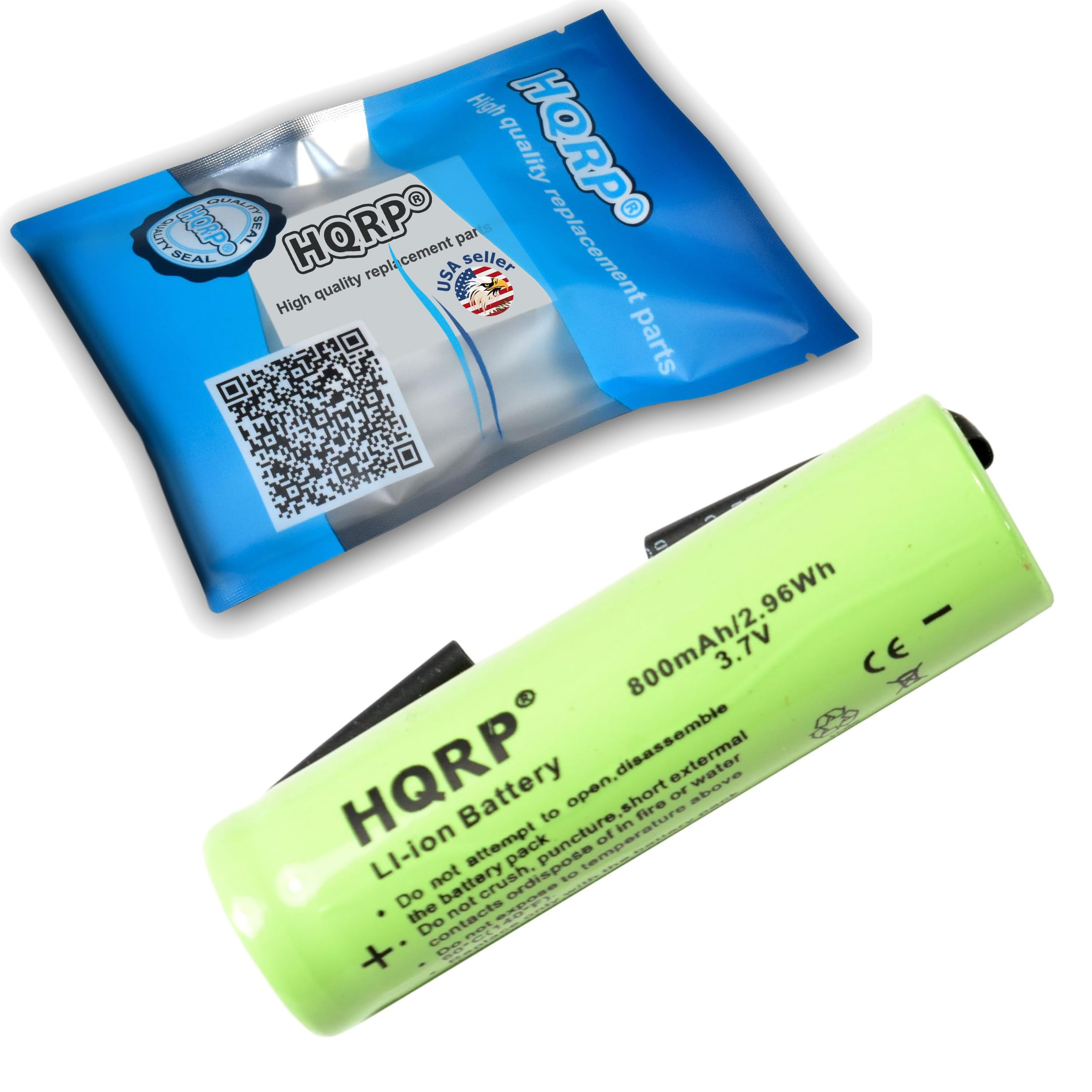 Hqrp Battery Works With Philips Norelco 3.7V Li Ion 422203612390 3611290 3606410 1050Cc 1050X 1059X 1280X 1280Xcc 1250X 1250Xcc