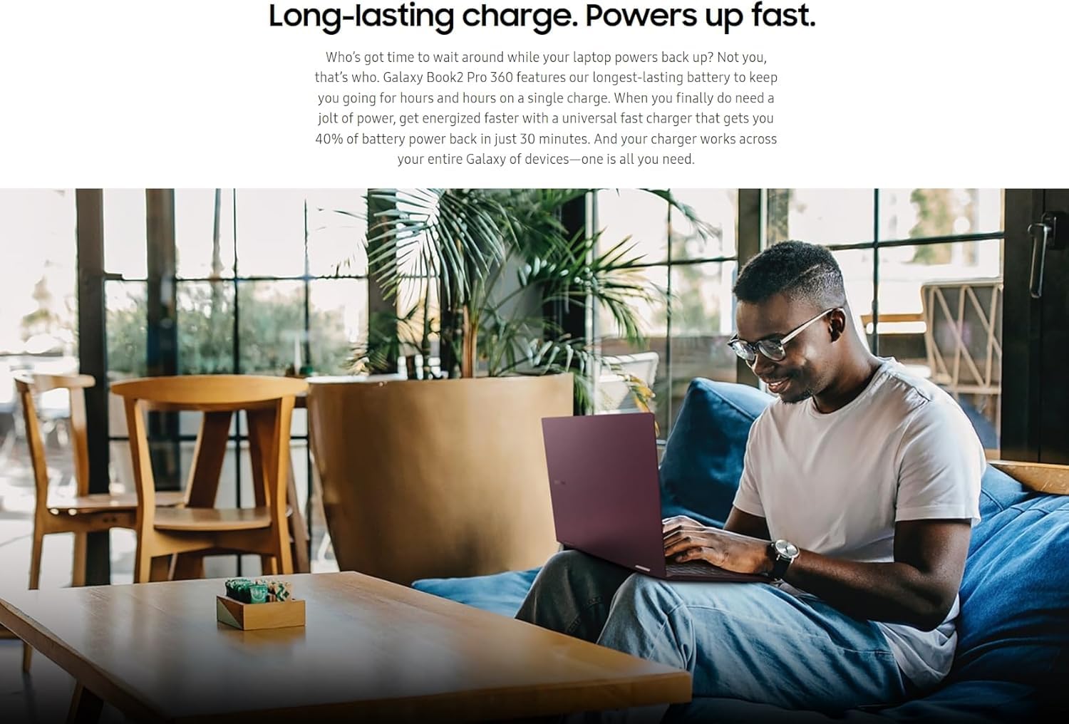 Samsung Galaxy Book2 Pro 360 2-In-1 Business Laptop, Silver