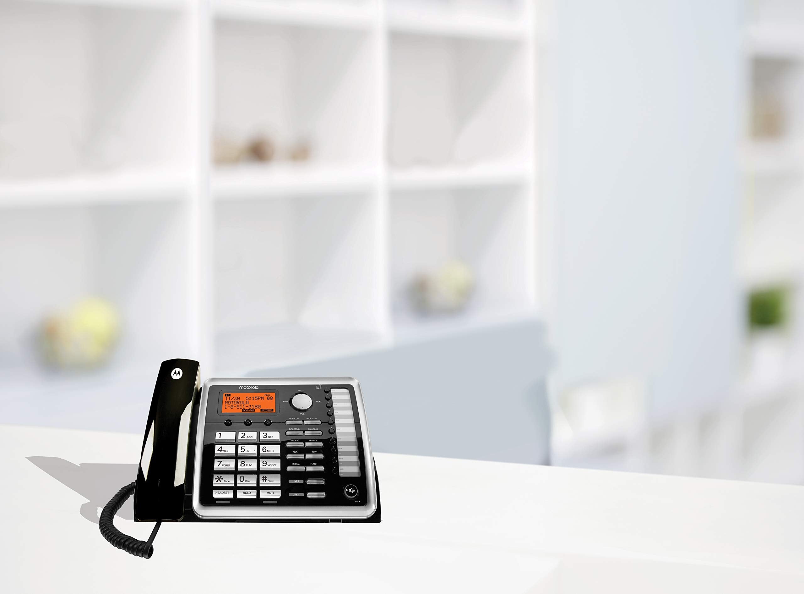 Motorola Visys 25260 Two Line Corded Wireless Speakerphone