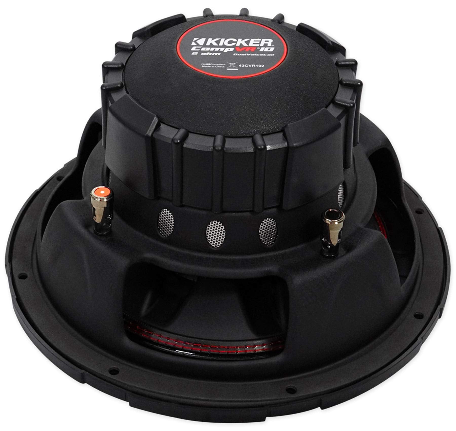 Kicker Compvr 10 Inch (25Cm) Subwoofer, Dvc, 2 Ohm, 350W