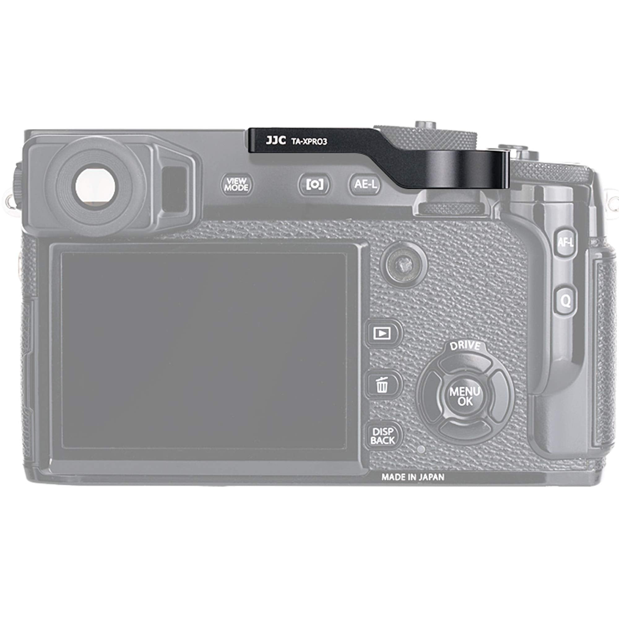 Jjc Ta Xpro3 Thumbs Up Grip For Fuji X Pro3 X Pro2 X Pro1 Camera, Hot Shoe Thumb Grip Comaptible With Fujifilm Xpro3 Xpro2 Xpro1
