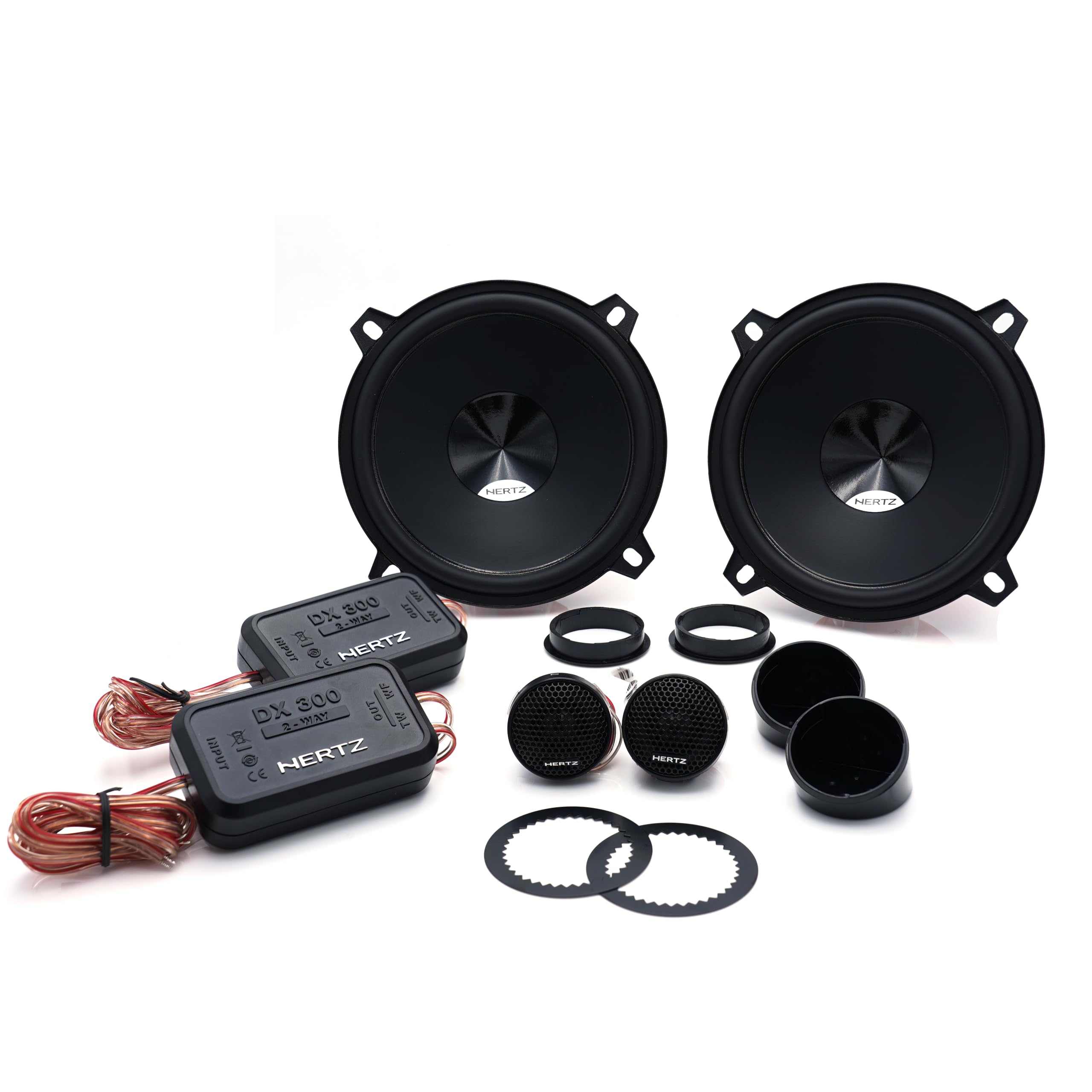 Hertz Dieci Series Dsk 1303 Component Speaker Kit 5.25' 2 Way: Dv 130.3 + Dt 24.3 + Dx 300 + Grilles
