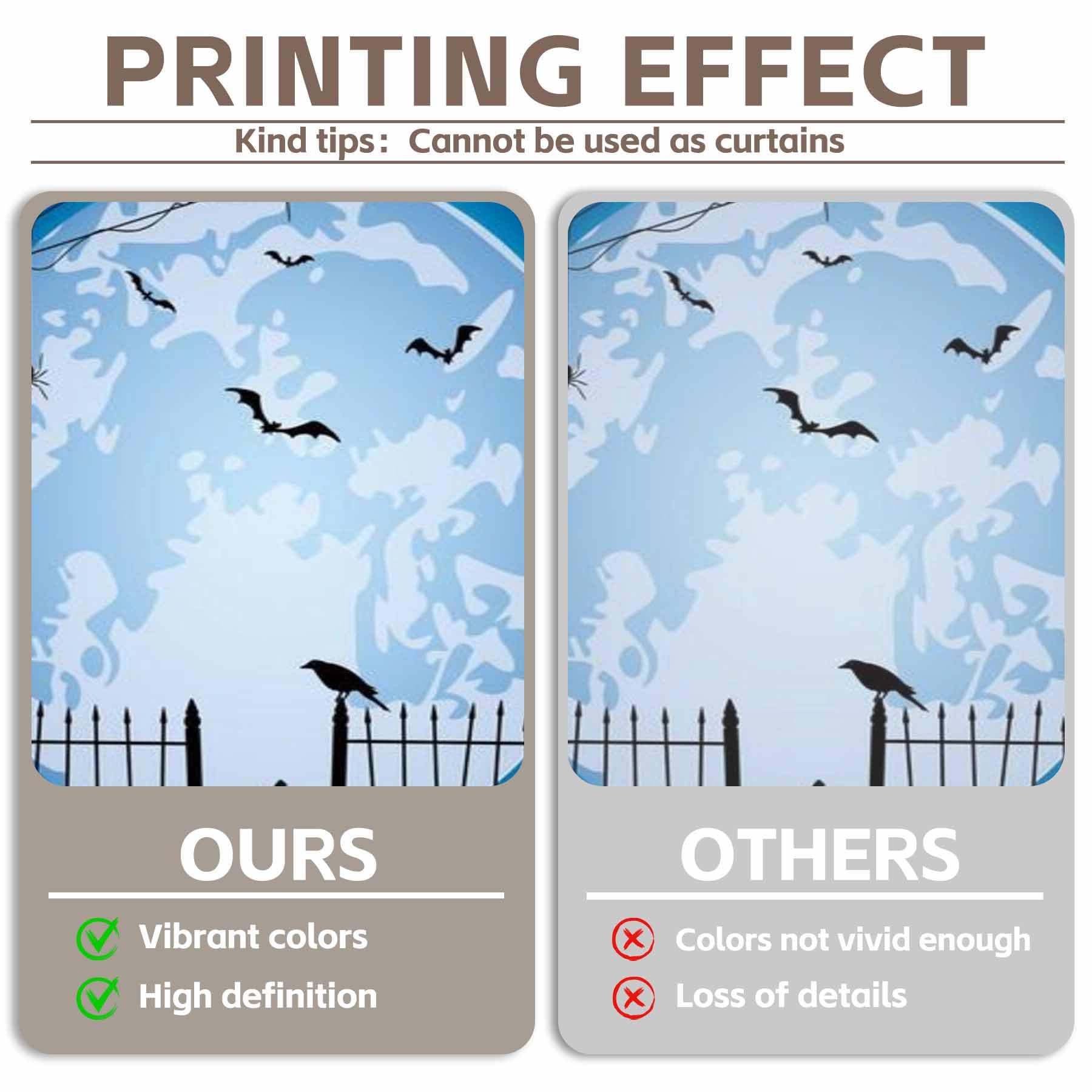 Swepuck 7X5Ft Blue Halloween Photo Backdrop For Parties Large Pumpkin Patch Moon Picture Photography Background Kids Witch Haunt