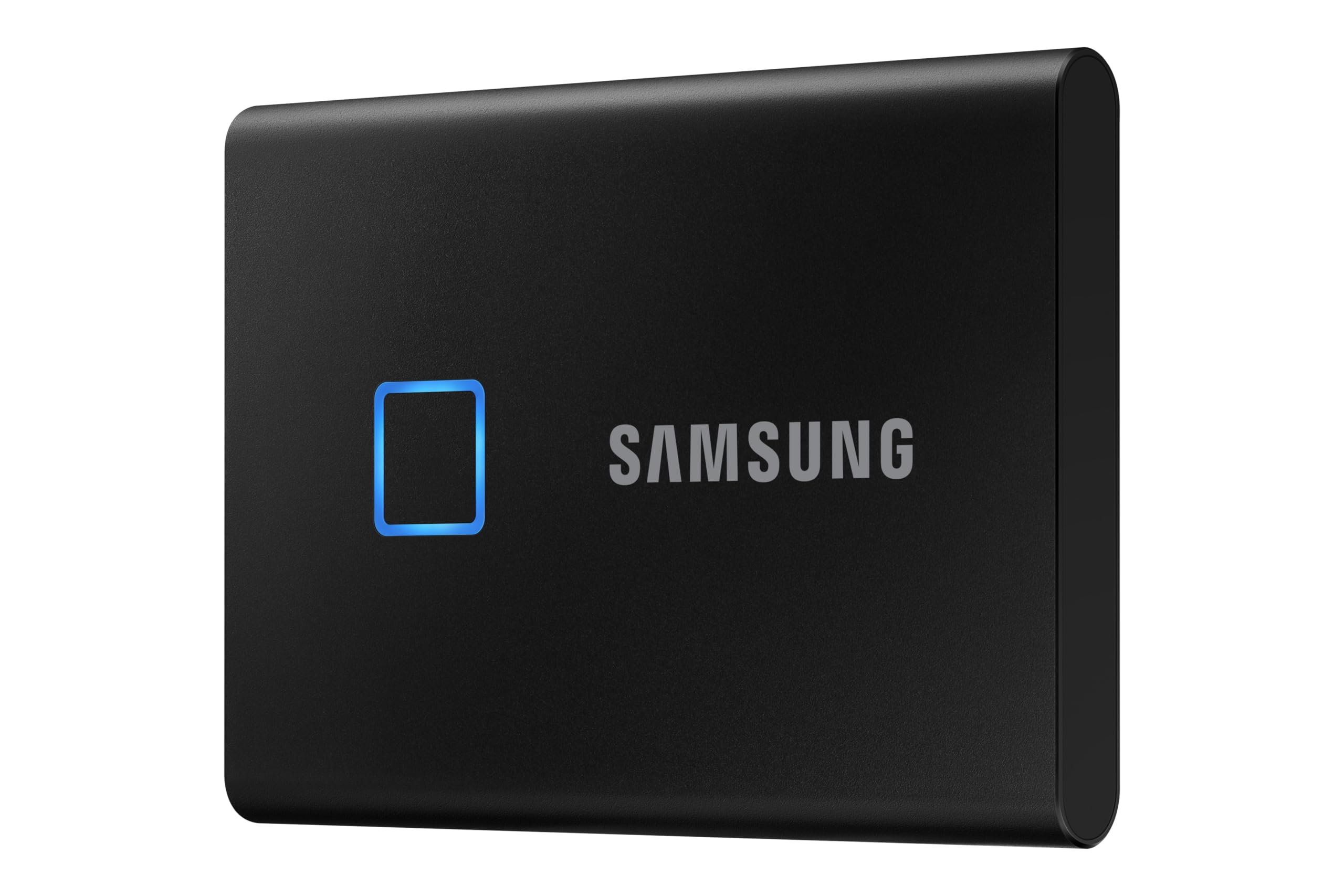 Samsung T7 Touch Portable Ssd 2Tb,Up To 1050Mb/S, Usb 3.2 External Solid State Drive, Black (Mu-Pc2T0K/Ww)