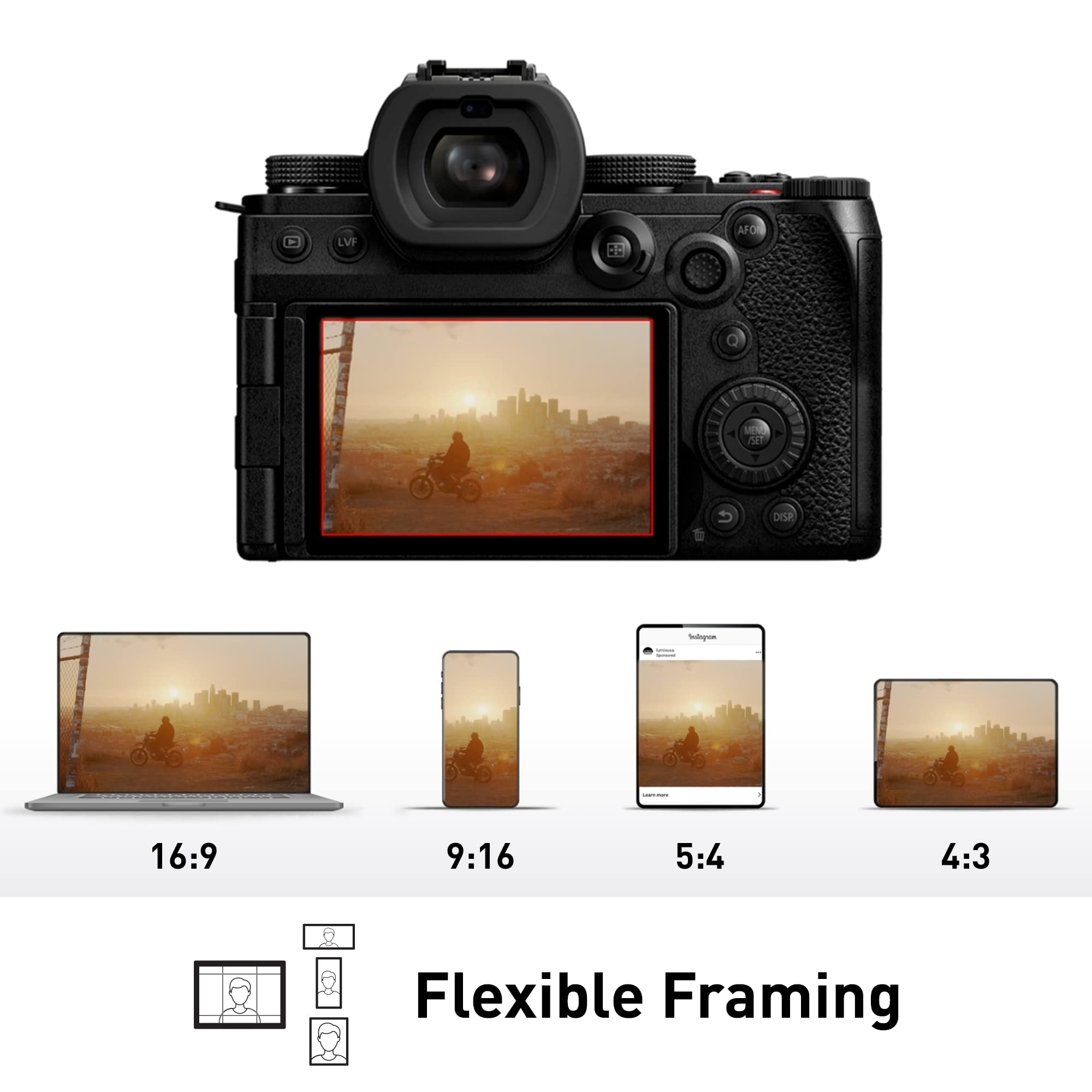 Panasonic Lumix S5Ii Mirrorless Camera, 24.2Mp Full Frame With Phase Hybrid Af, New Active I.S. Technology, Unlimited 4:2:2 10 B