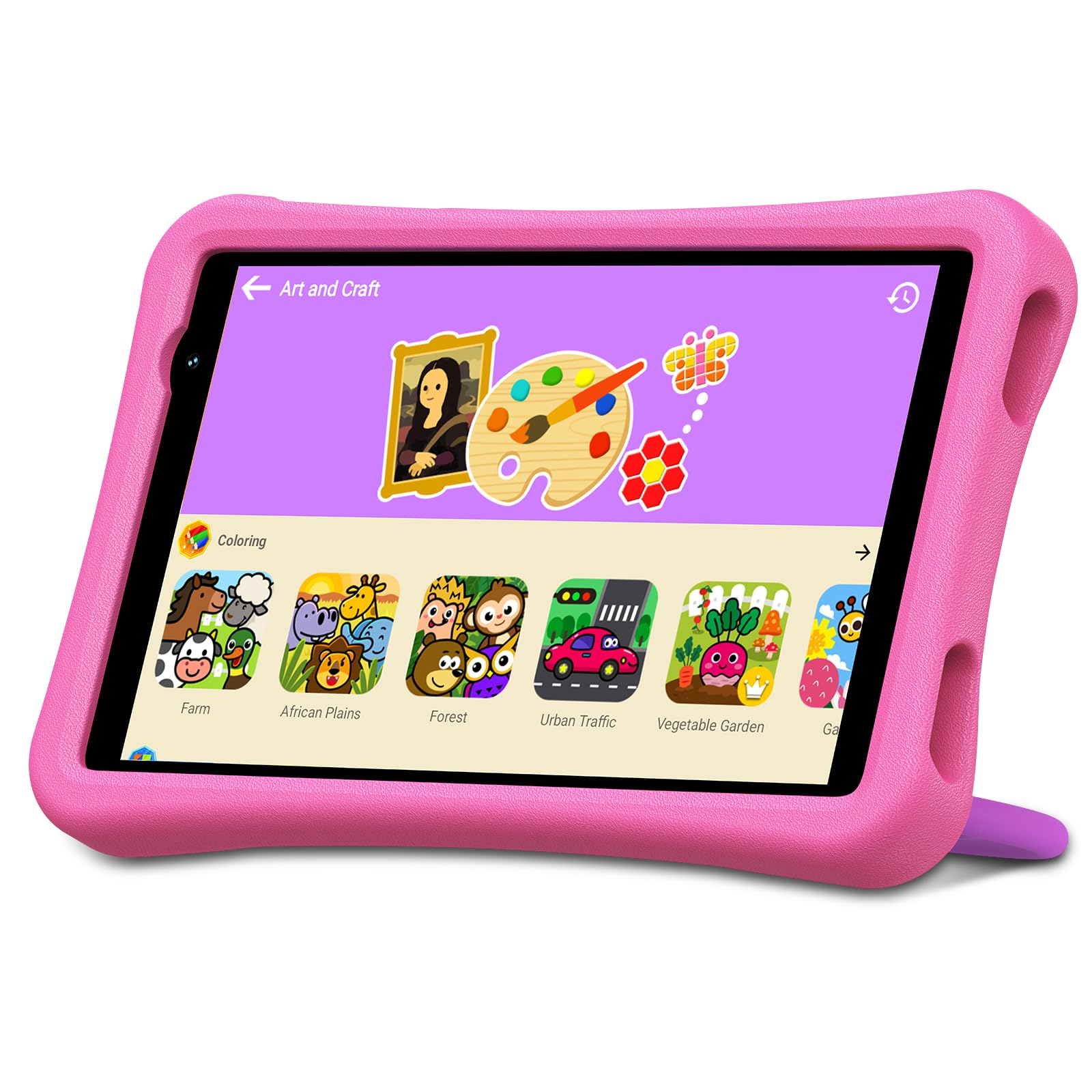 UMIDIGI Tablet, 8 inch Android 14 Tablets for Kids, 7(3+4) GB+32GB/TF 1TB, Toddler Tablet with Kids Case, WiFi 6, Parental Contr