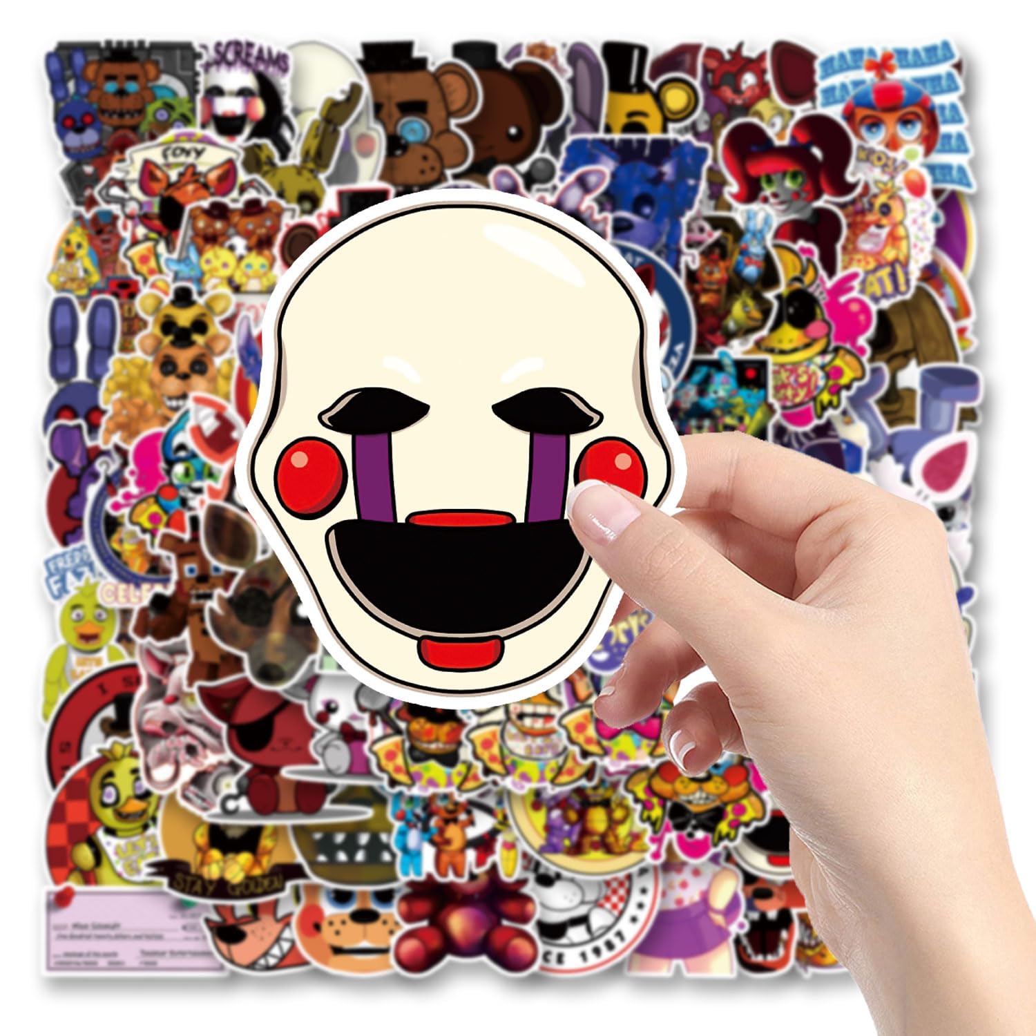 100Pcs Pack, Terror Game Vinyl Waterproof Stickers For Water Bottles,Laptop,Skateboard,Phone,Computer,Car Decals Party Supply Fo