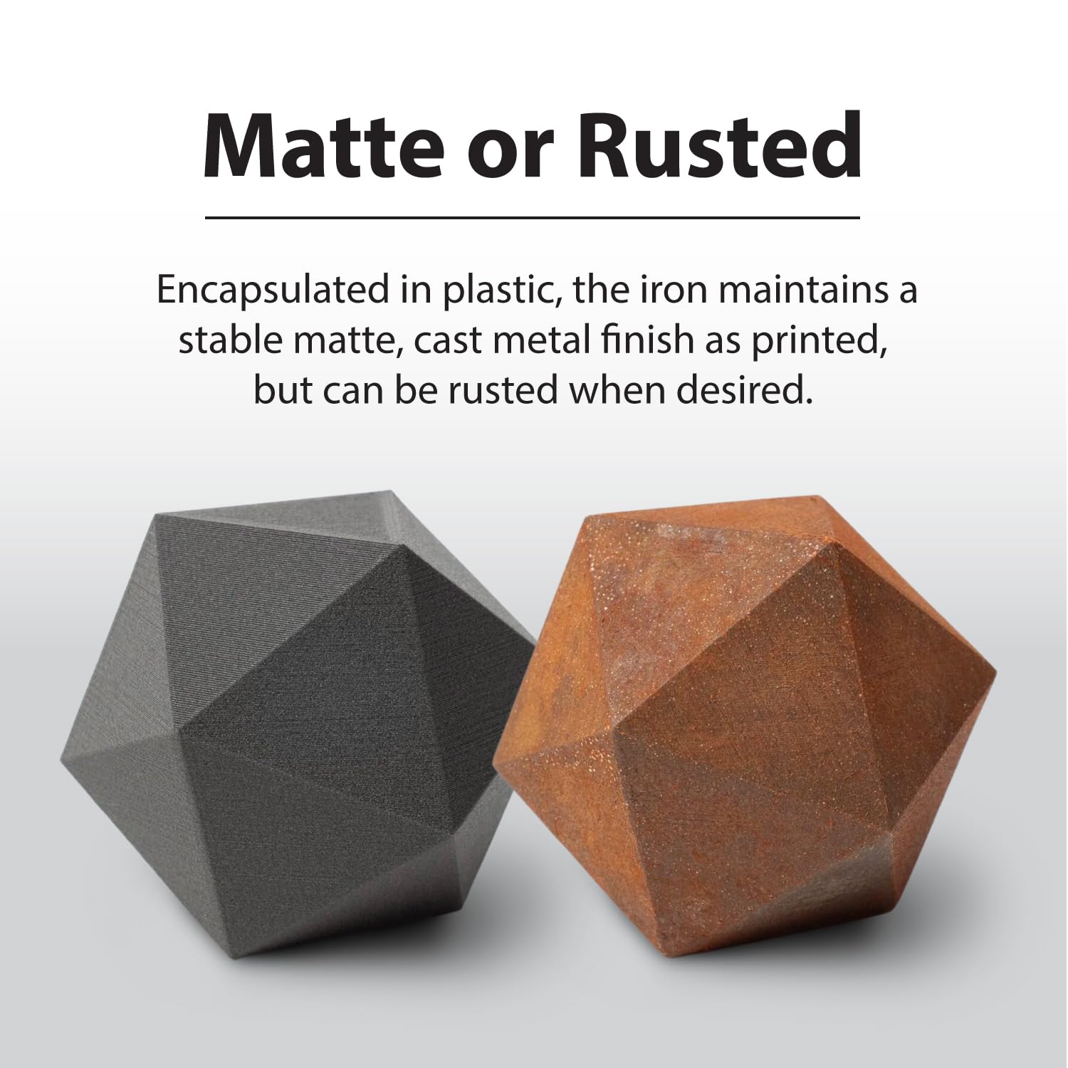 Protopasta Ferromagnetic Iron Pla 3D Printer Filament | Protoplant Metal Filled Pla Plastic Printer Filament With 45% Metal | Pa