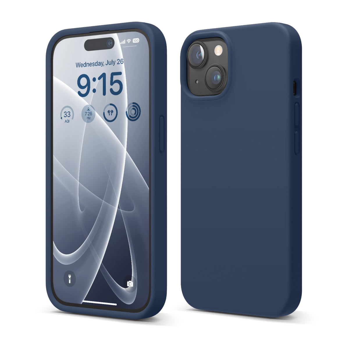 Elago Liquid Silicone Case Compatible With Iphone 15, Premium Silicone, Full Body Protection, Shockproof Structure With 4 Layers