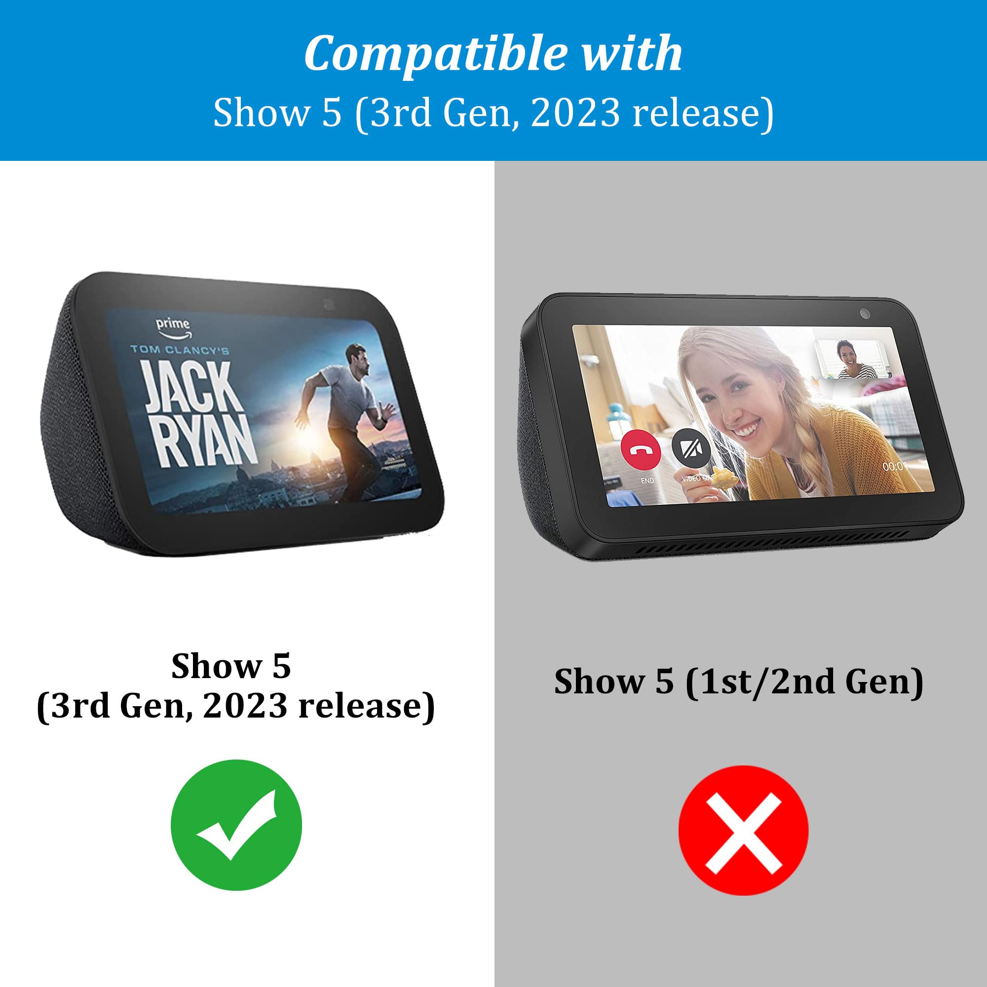 Plusacc Stand For Show 5 (3Rd Gen)   Adjustable Tilt Holder, Magnetic Table Stand Accessories Compatible With Iphone Models & Sh