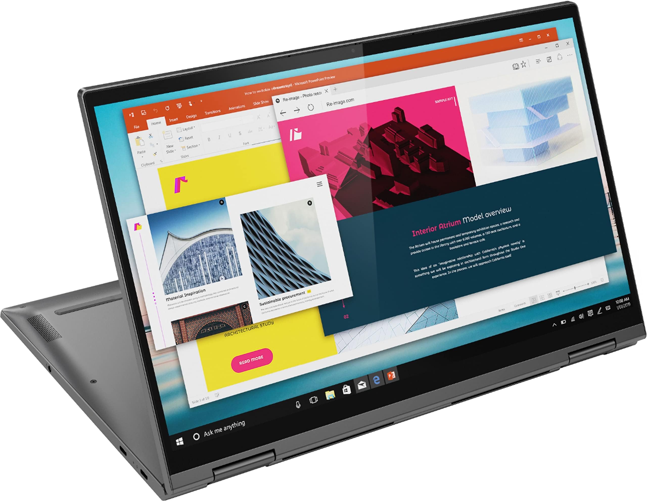 Lenovo Yoga C740 15.6-Inch Touchscreen 512Gb Ssd + 32 Optane 1.6Ghz I5-10210U 2-In-1 Laptop (8Gb Ram, Quad-Core I5, Fingerprint