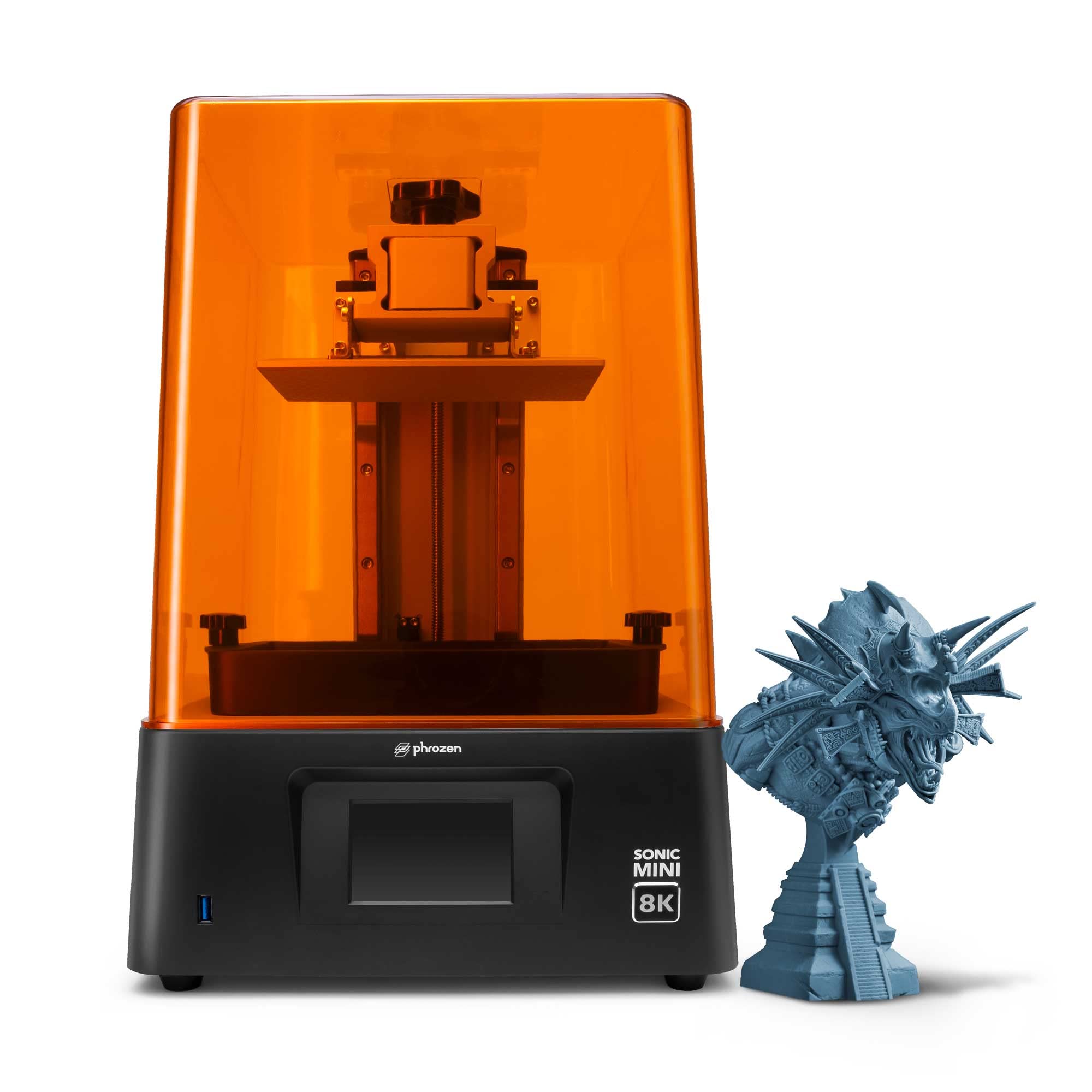 Phrozen Sonic Mini 8K Lcd Resin 3D Printer, Highest Resolution Of 22 Micrometer, 7.1 Inch Mono Lcd Screen,L16.5 X W7.2 X H18 Cm