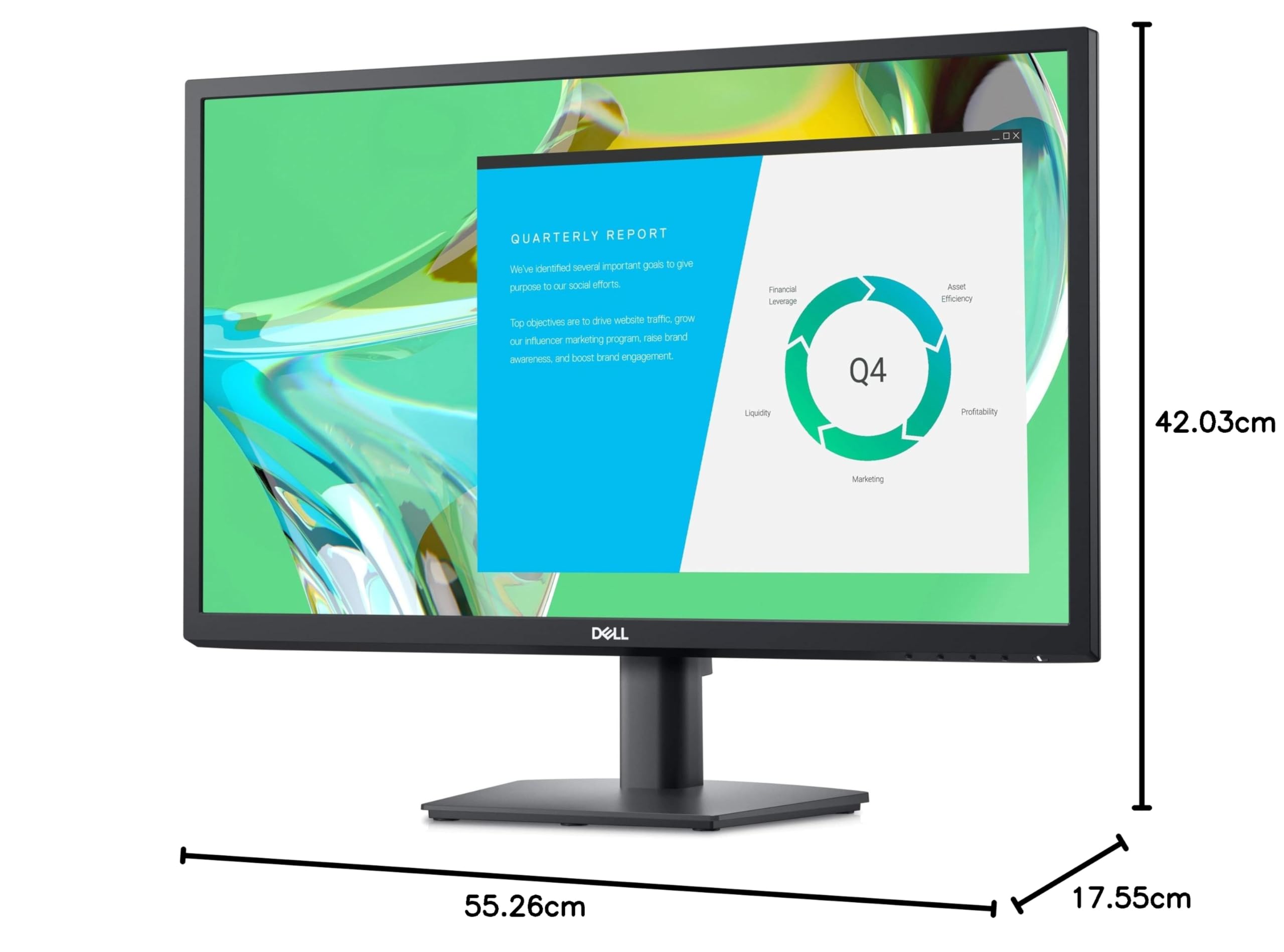 Dell E2422Hn 23.8 Led Lcd Monitor - 16:9 - Black
