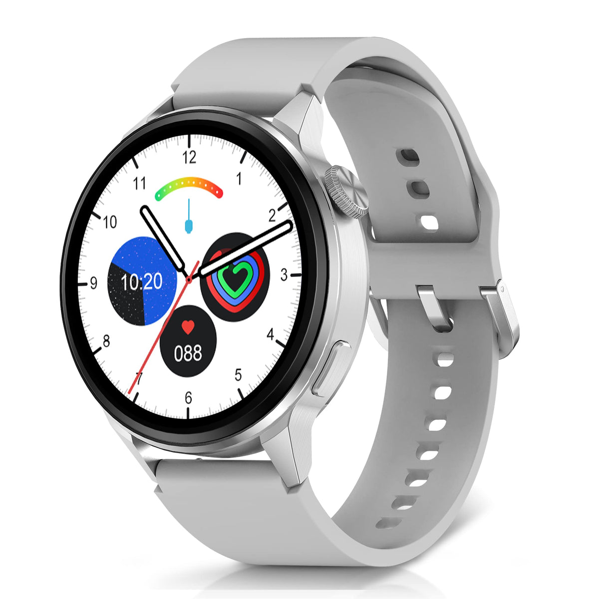 Ekton Smart Watch For Men & Women - Android Phones, Make/Answer Calls, Messaging, Voice Assistant, Nfc Functions, Wireless Charg