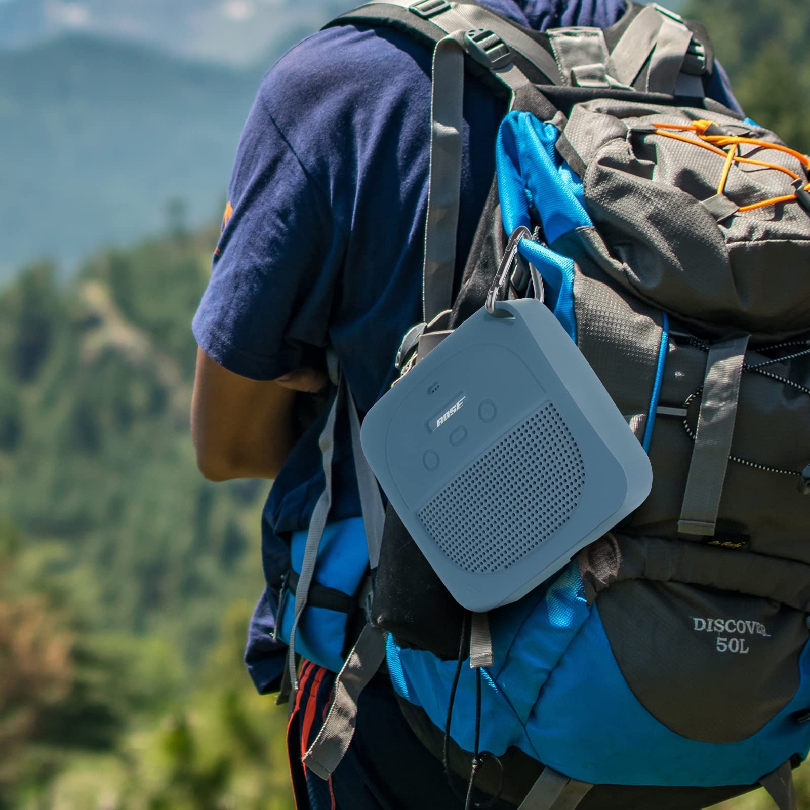 Txesign Silicone Case Compatible With Bose Soundlink Micro Waterproof Bluetooth Portable Speaker, Protective Stand Up Case Shock