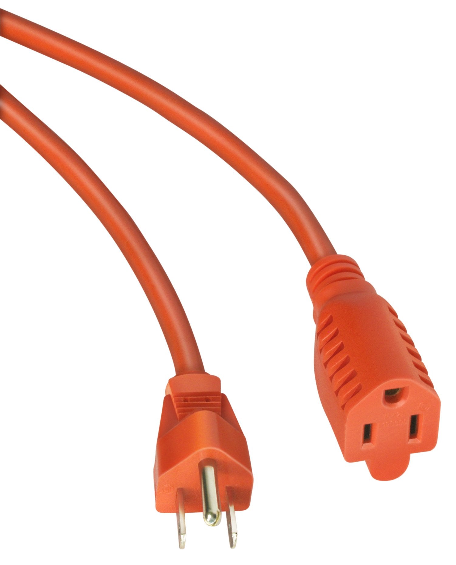 Southwire 2307Sw Vinyl Outdoor Extension Cord In Orange With 3 Prong Plug (25 Feet, 16/3 Gauge)