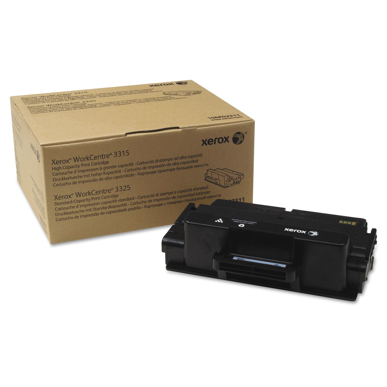 Xerox 106R02311 Toner, 5,000 Page Yield, Black