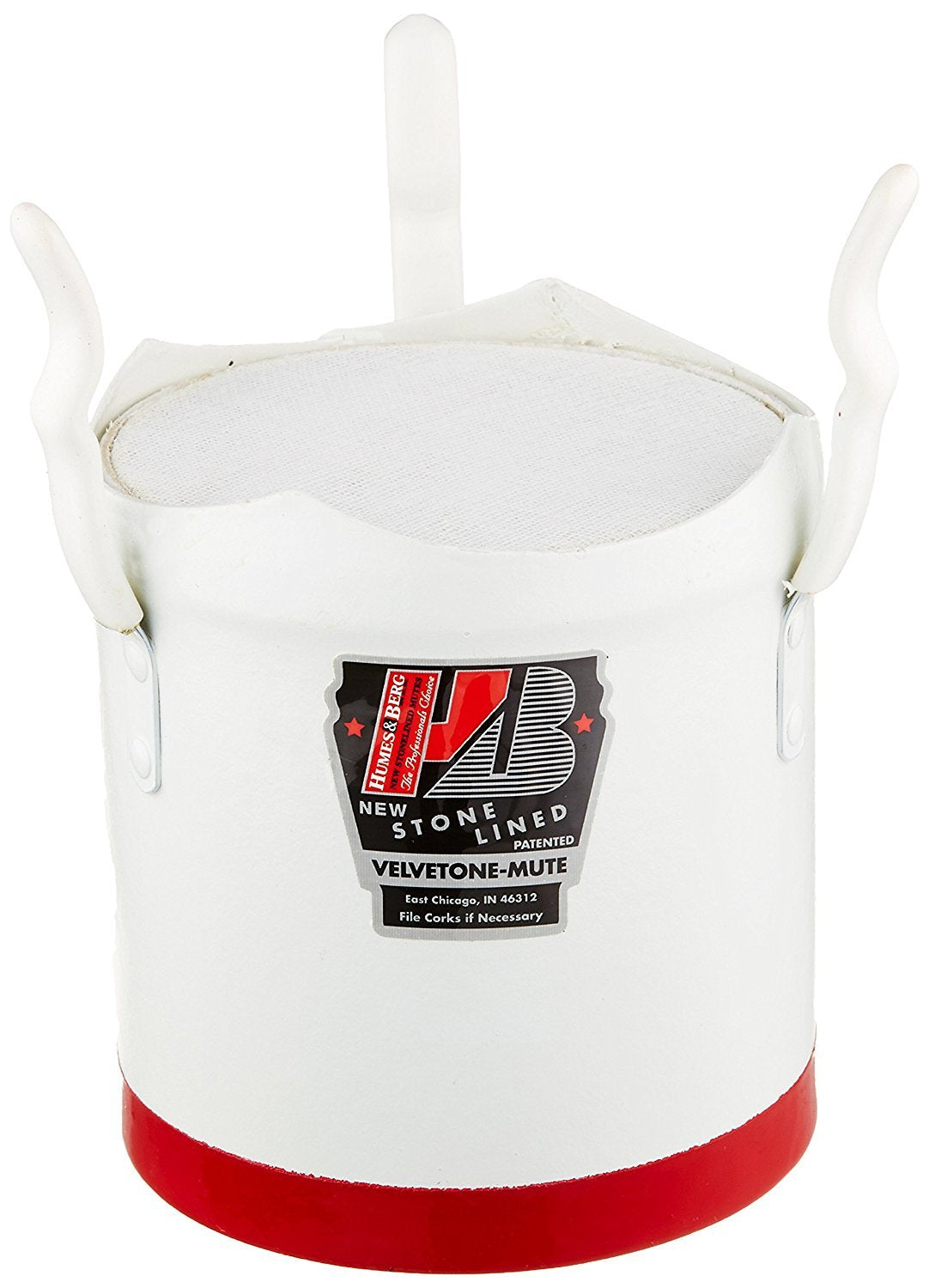 Humes & Berg 108A Stonelined Velvet-Tone Trumpet Mute, 5''