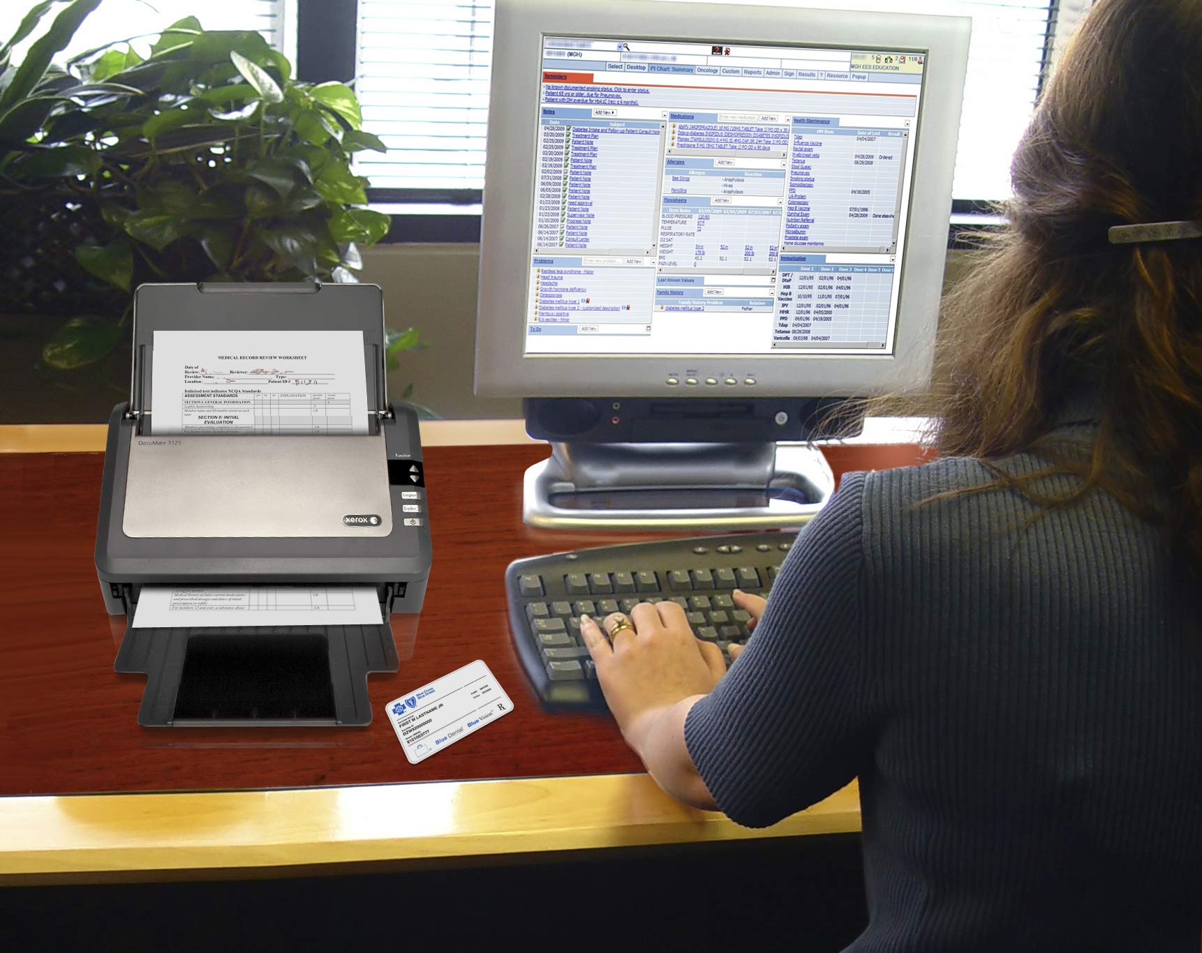 Xerox Documate 3125 Duplex Document Scanner For Pc And Mac, Automatic Document Feeder (Adf)