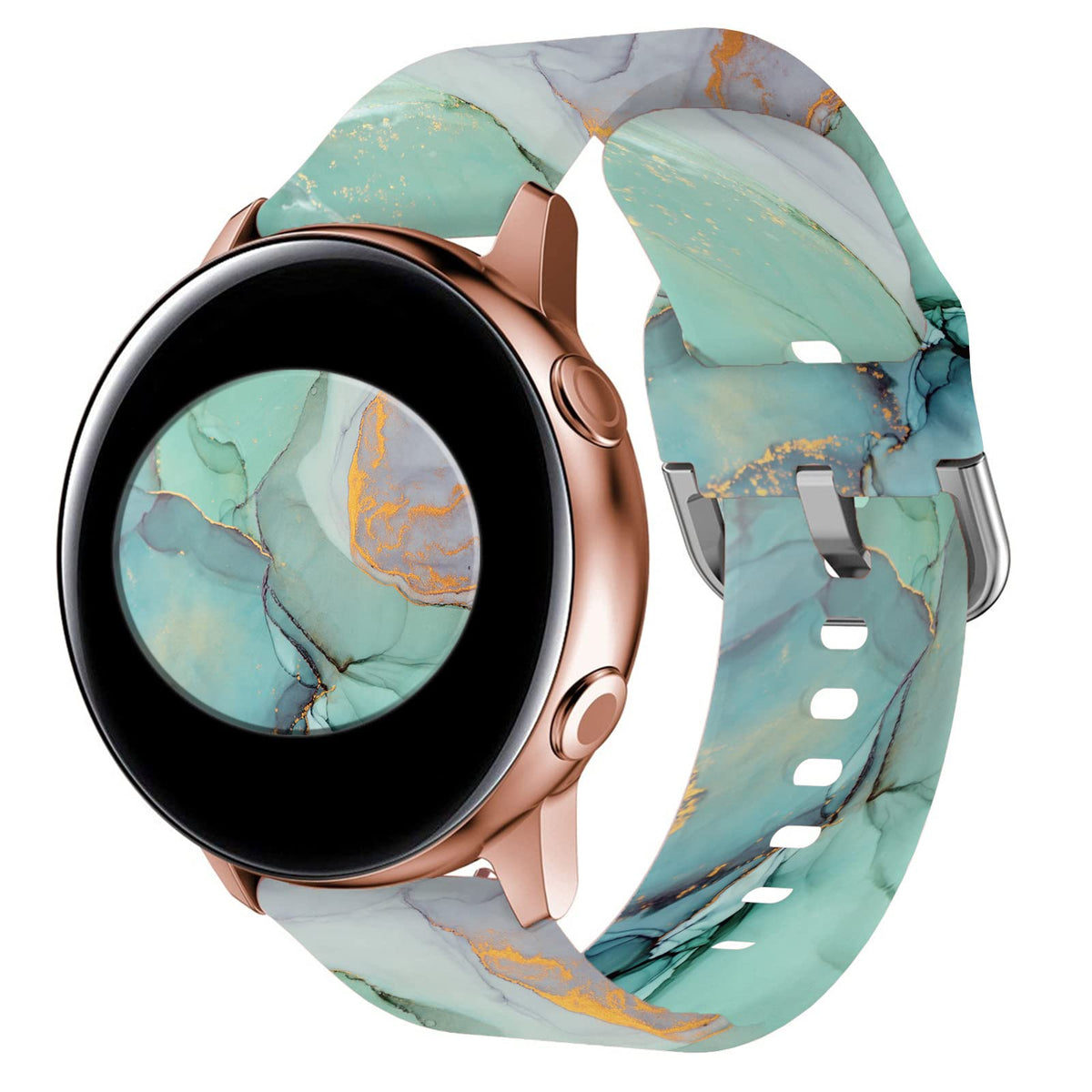 Watch Bands Compatible For Samsung Galaxy Watch 3 Band 45Mm/Samsung Gear S3 Frontier/Galaxy Watch Band 46Mm Marble Green Print S