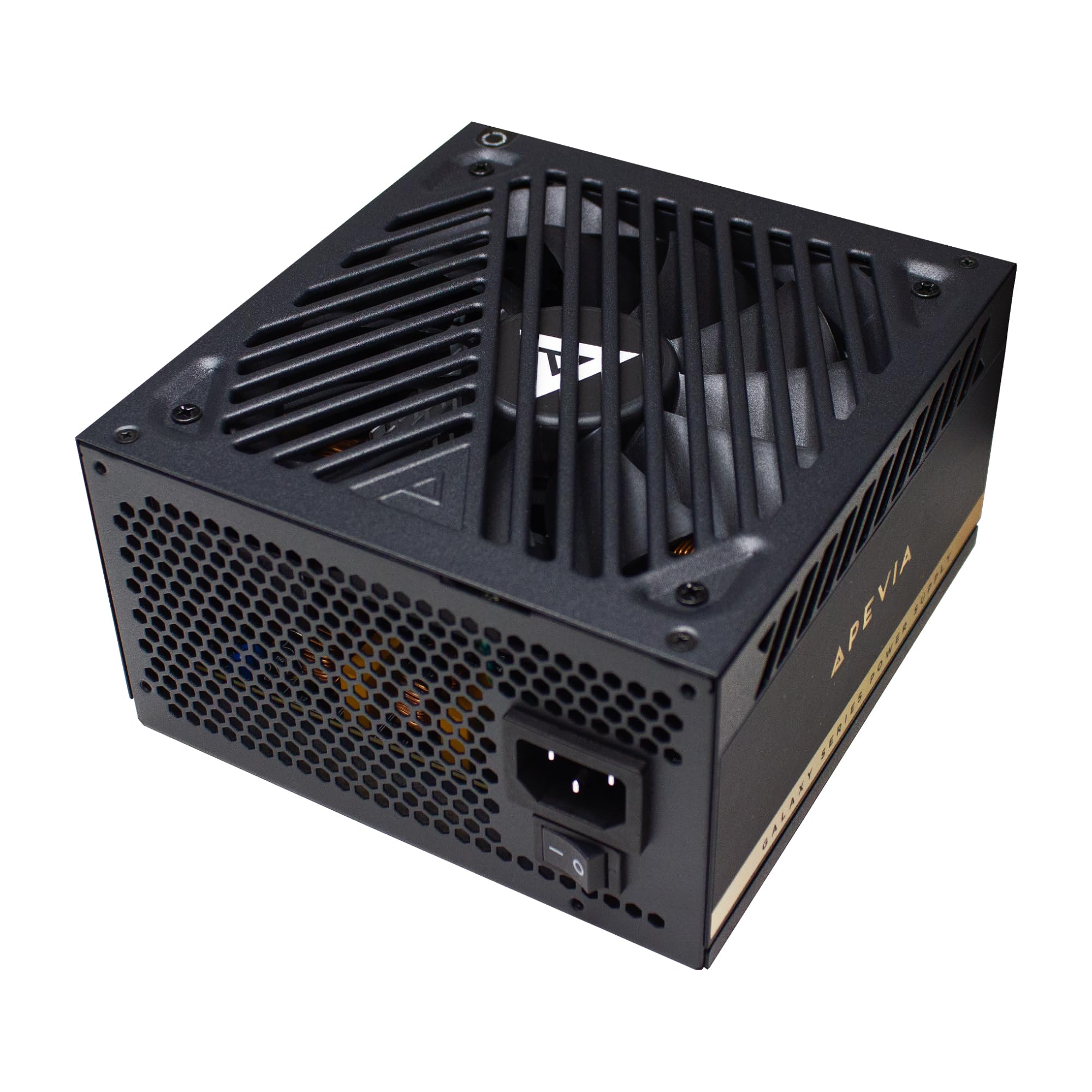 Apevia ATX-GX850W PCIe 5.0 & ATX 3.0 Ready Galaxy 850W 80+ Gold Certified, Gen 5 12VHPWR Connector, Active PFC ATX Semi-Modular 