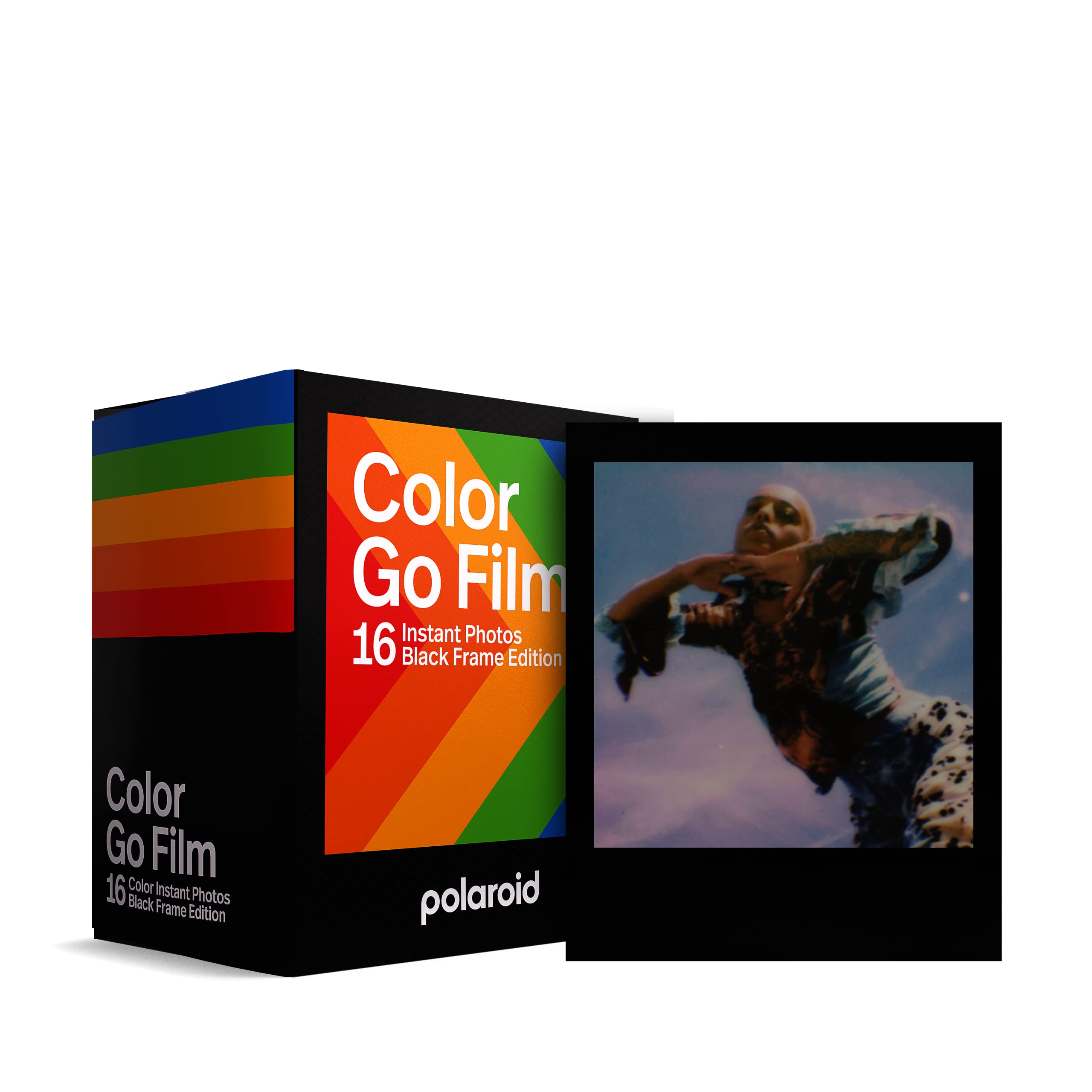 Polaroid Go Color Film - Black Frame (16 Photos) (6211) - Only Compatible with Polaroid Go Camera