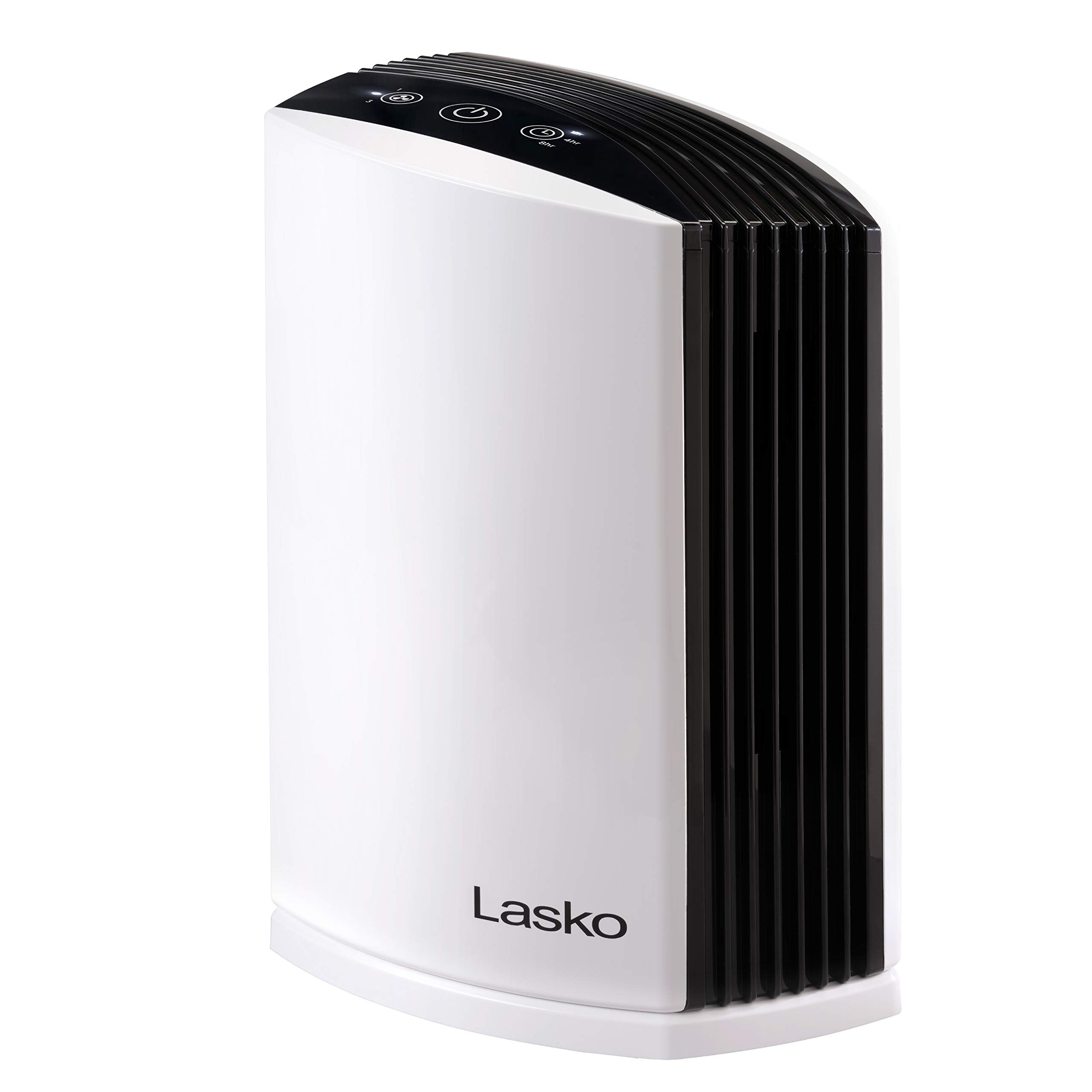 Lasko LP200 HEPA Desktop Air Purifier with Timer for a Cleaner,Fresher Home Environment -2-Stage Filtration Removes Smoke, Odors