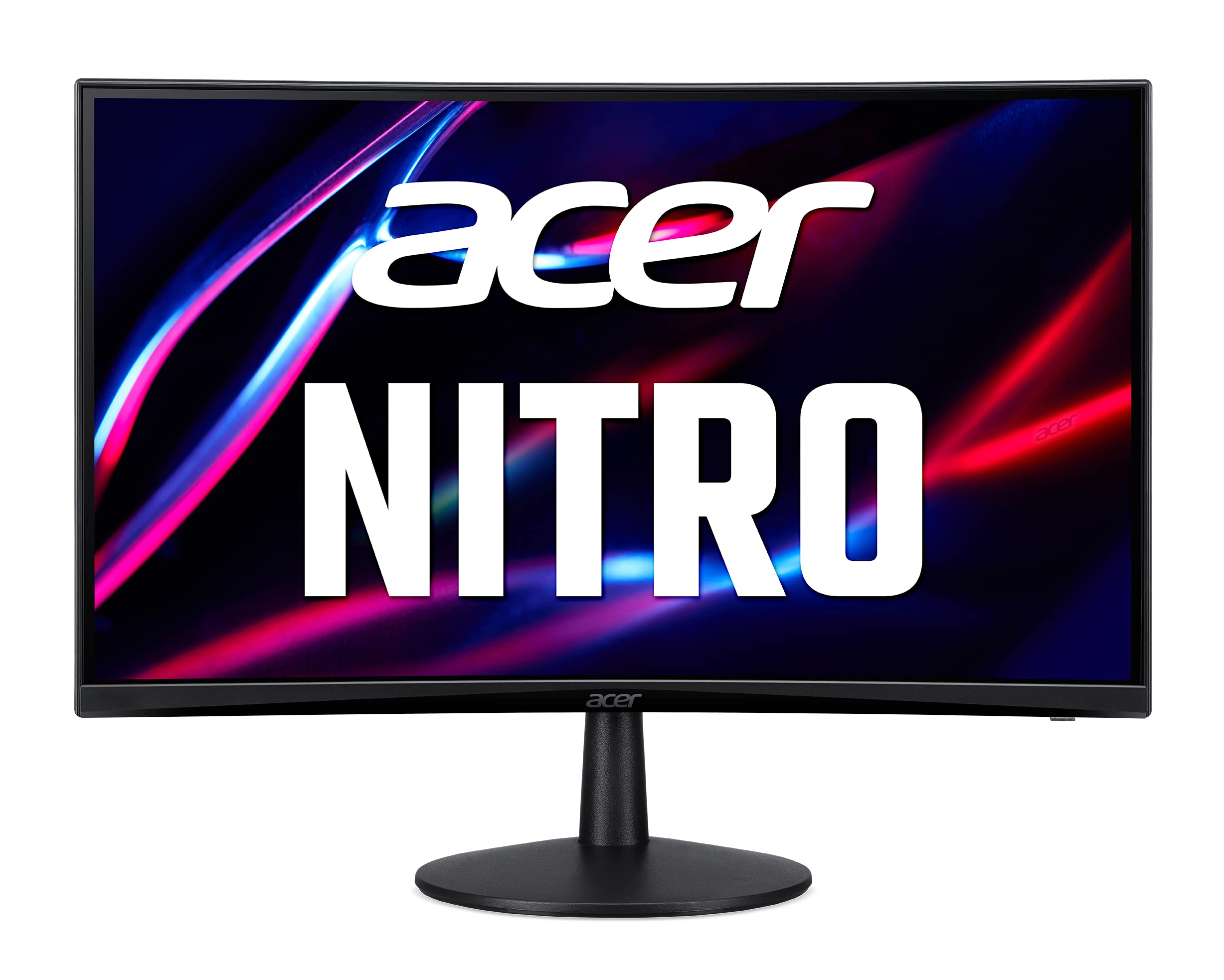Acer Nitro 23.6 Full Hd 1920 X 1080 1500R Curve Pc Gaming Monitor  Amd Freesync  75Hz Refresh  1Ms (Vrb)  Zeroframe Design  1 X