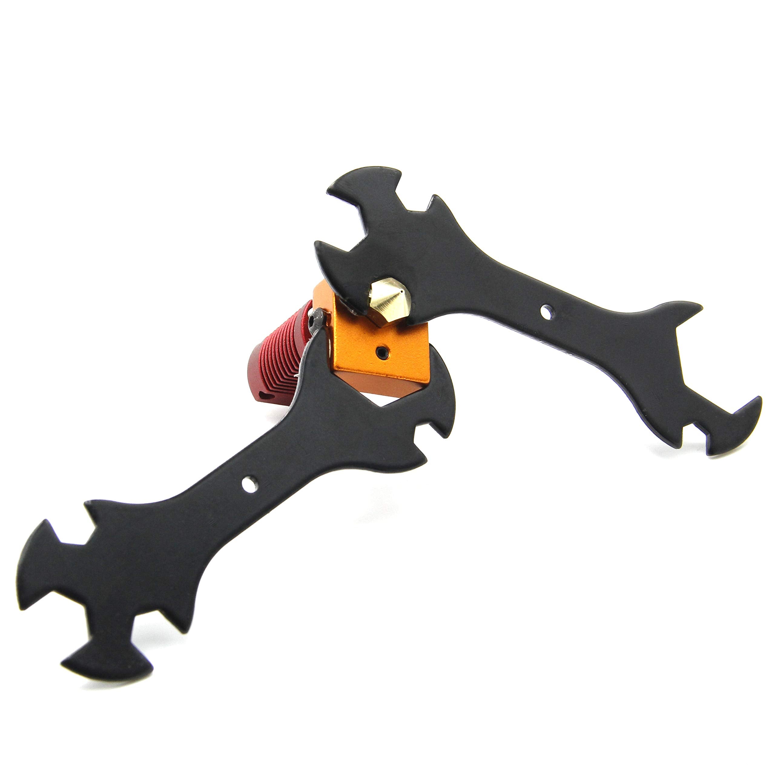 Befenybay 3D Printer Accessories Fixed Wrench 5 In 1 Wrench For E3D/Mk8 Nozzle Heating Block