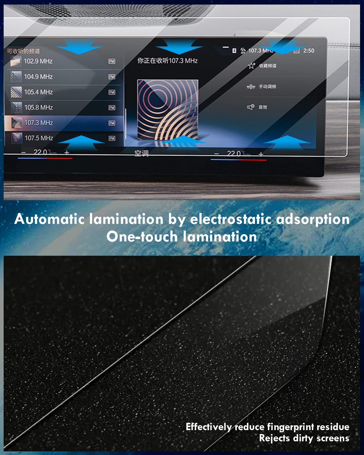 Tempered Glass Screen Protector For Bmw G60 G30 G20 X3 X5 X6 X7 Ix I3 I4 I7 I8 M3 M4 14.9''+12.3'' Screen Protective Film, Digit