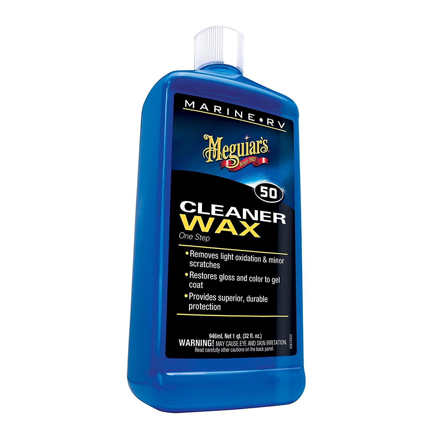Meguiar'S M5032 Marine/Rv One Step Cleaner Wax - 32 Oz Bottle (Packaging May Vary),WBAUVB0000AY50X