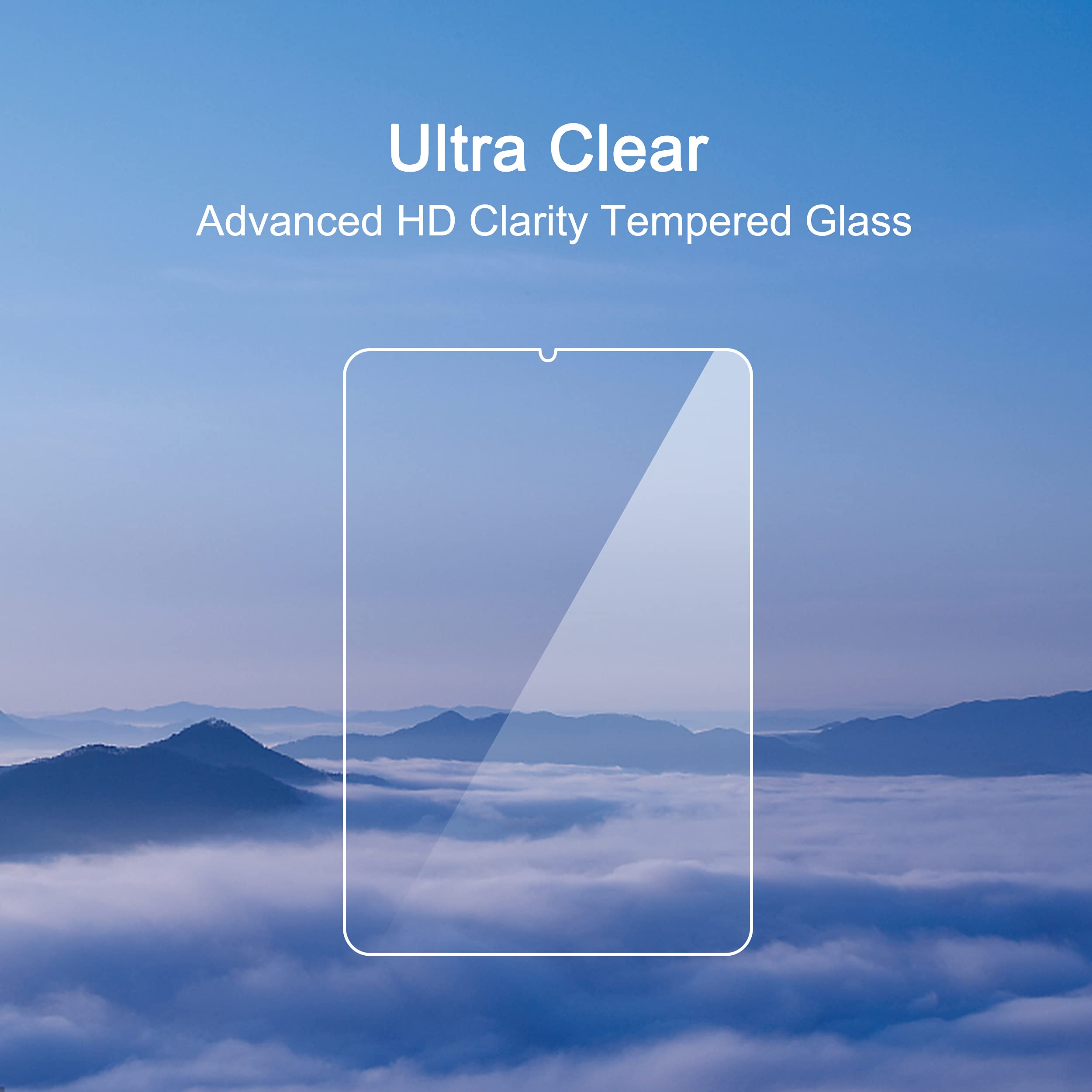 Ailun Screen Protector For Ipad Mini 6[8.3 Inch] [2021 Release] Tempered Glass 2.5D Edge Ultra Clear Transparency, Anti-Scratche