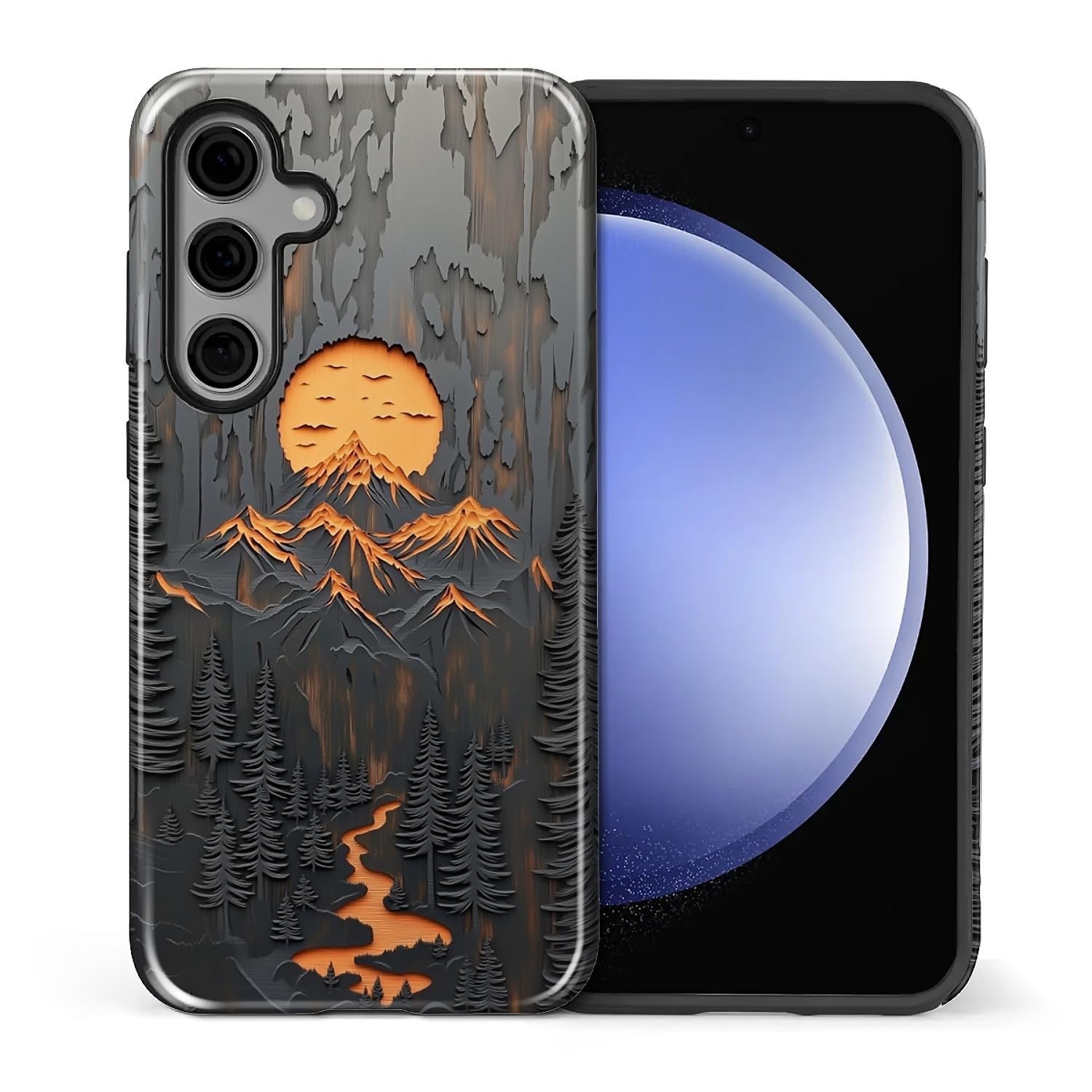 Flivro Case for Samsung Galaxy S25 Plus, 2 in 1 PC Hard Shell & Silicone Inner Bumper, AntiScratch Fullbody Cover Shockproof Sli