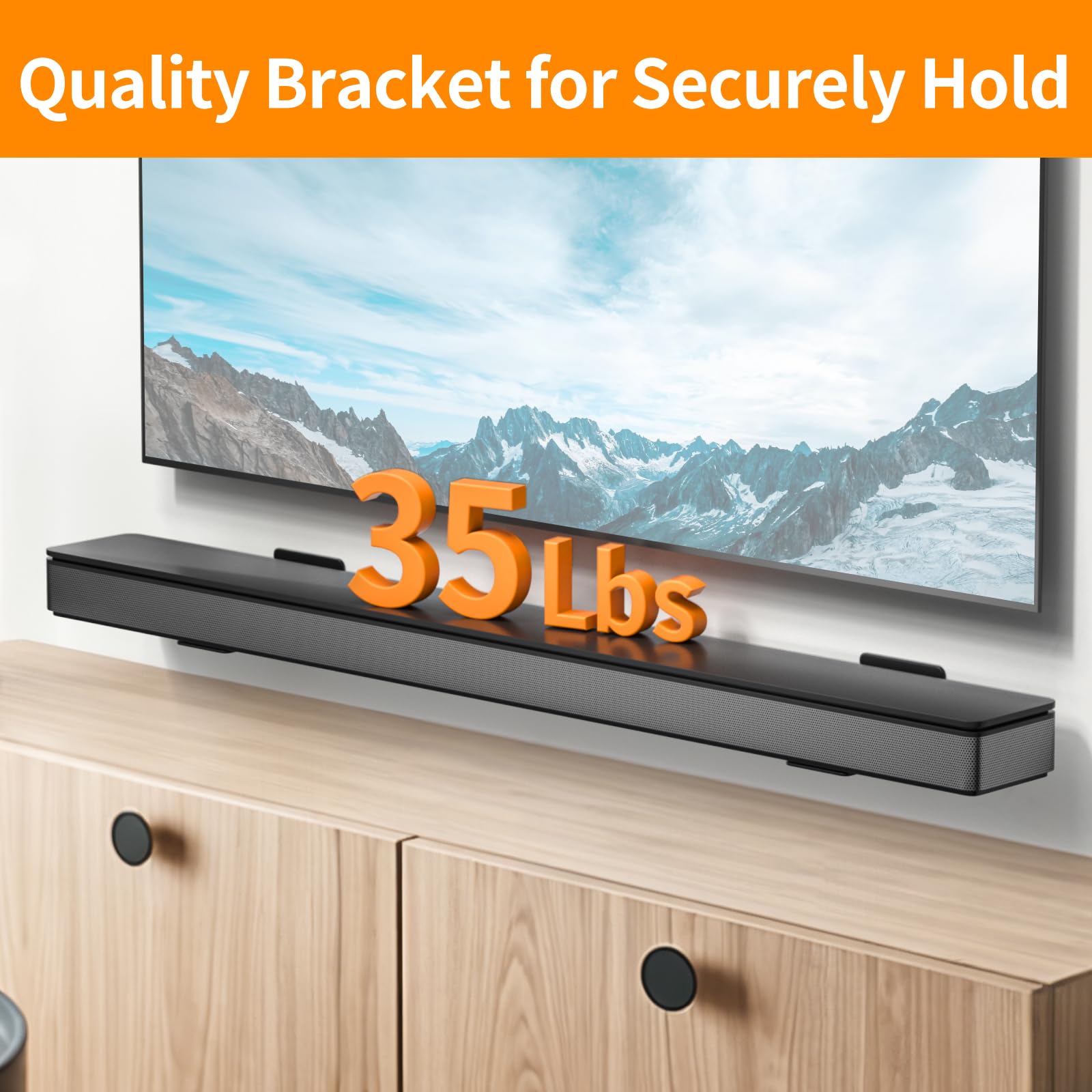 Soundbar Wall Mount For Bose Wb 300 Soundtouch 300 Soundbar 300/500/550/600/700/900/950 Smart Ultra Soundbar Mount, Sound Bar Mo