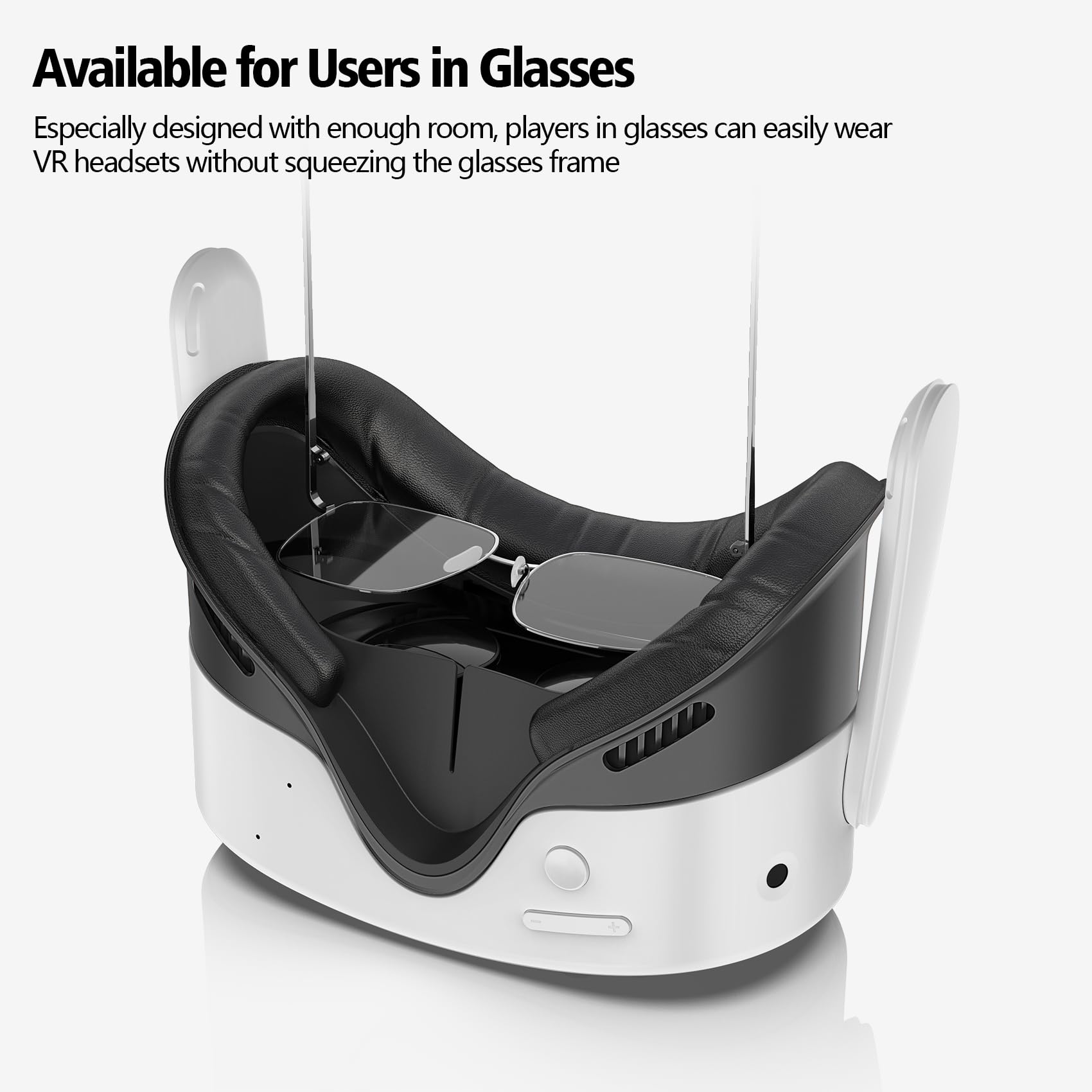 Vznek Face Cover Pad For Oculus Quest 3/3S, Sweat-Proof Pu Foam Cushion For Meta Quest 3/3S, Compatible With Oculus Quest 3/3S O