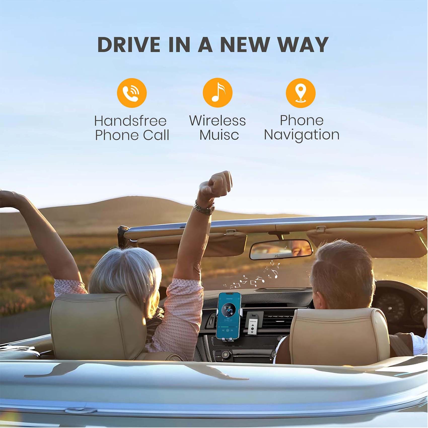 Bluetooth Aux Adapter For Car, Maedhawk Aux To Bluetooth 5.2 Audio Receiver For Car Home Stereo Speaker Headphone, Rotatable 3.5Mm Wireless Aux Bluetooth Car Adapter, Handsfree Calls, A2Dp