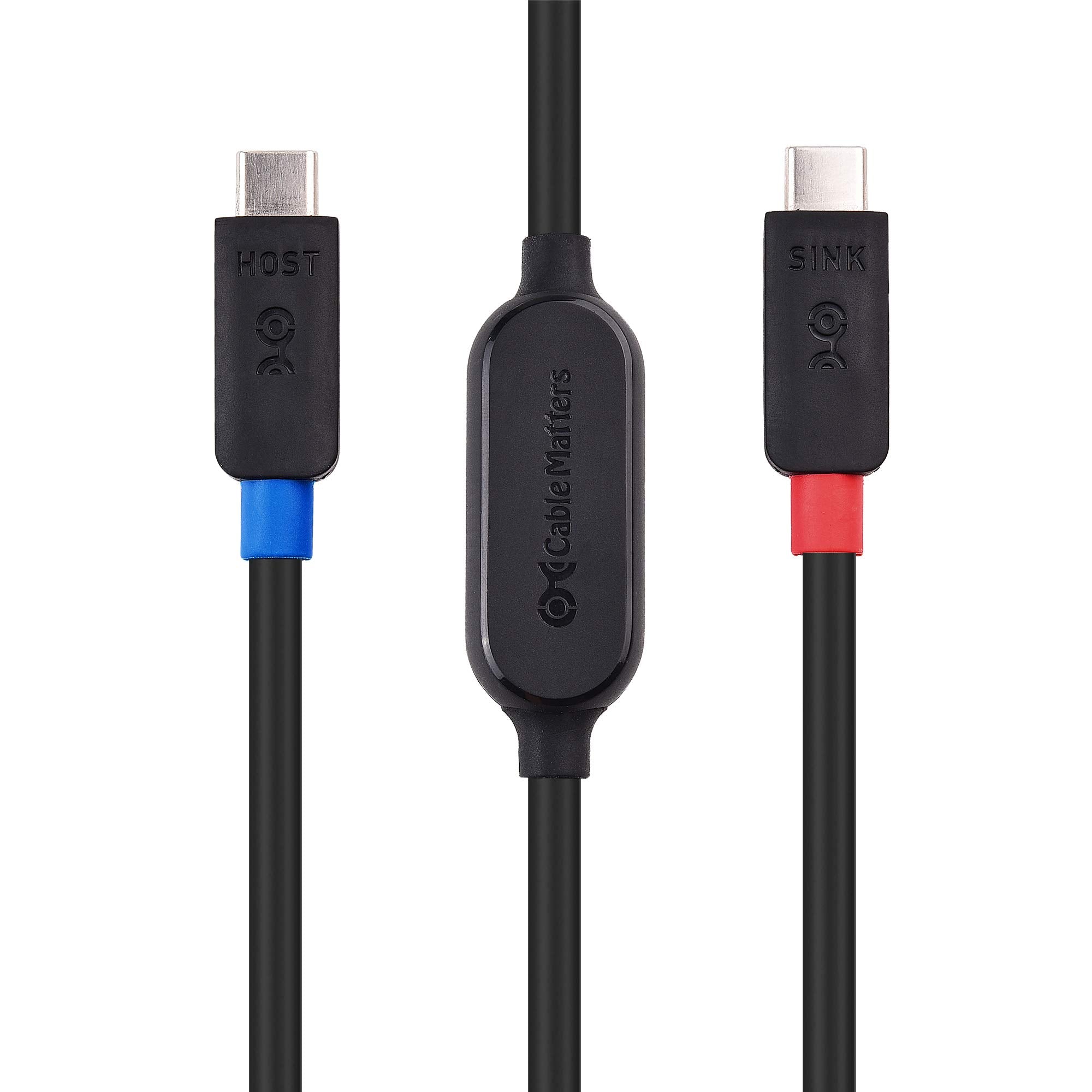 Cable Matters Unidirectional 5Gbps Active USB C Cable 16.4 ft, Supports Up to [4K@60Hz Video, 5Gbps Data Transfer] for Apple Vision Pro, Meta Quest 3 VR Headset, Portable Monitor