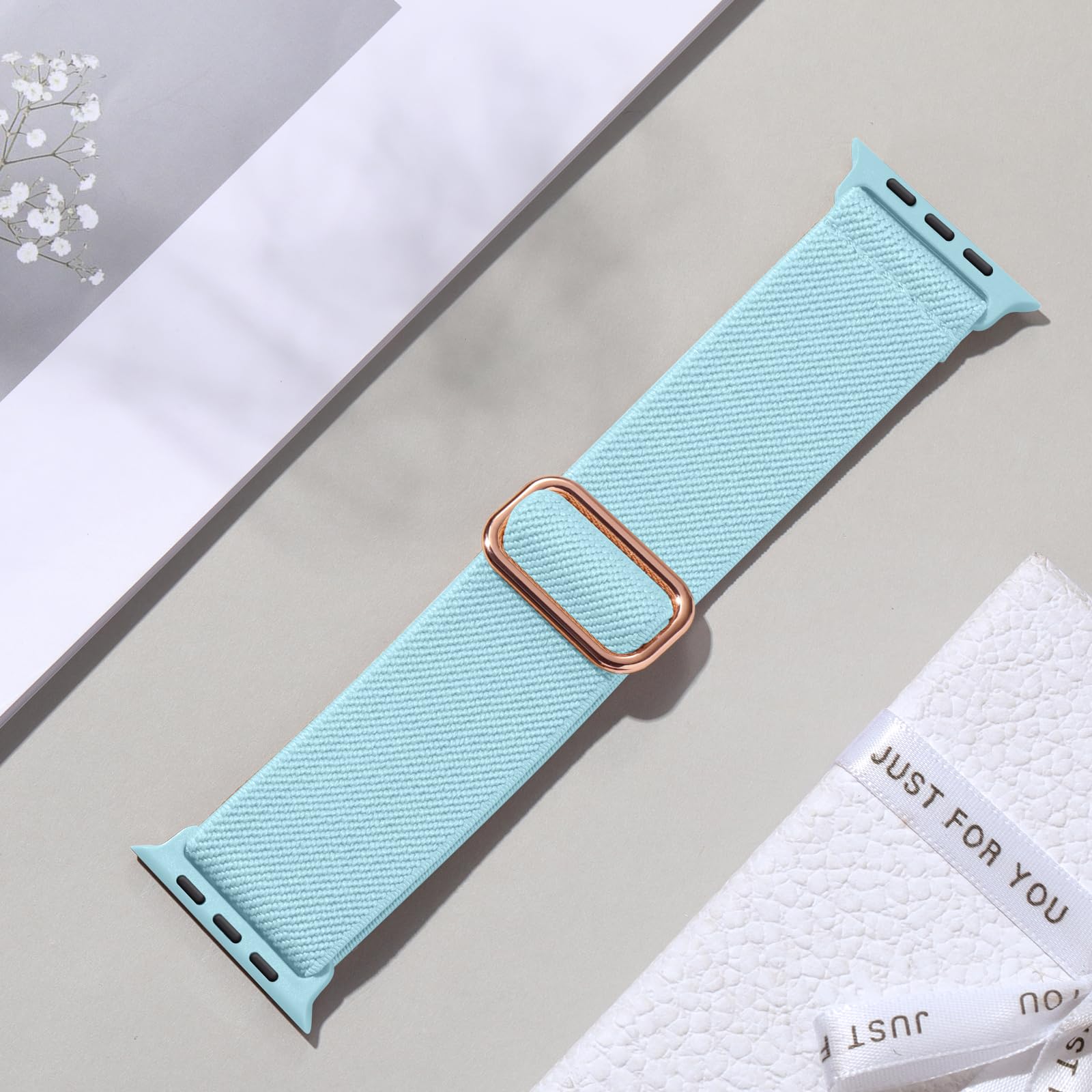 Maledan Stretchy Nylon Bands Compatible With Apple Watch Band 44Mm 45Mm 40Mm 38Mm 41Mm 42Mm 46Mm 49Mm Men Women,Cute Elastic Spo