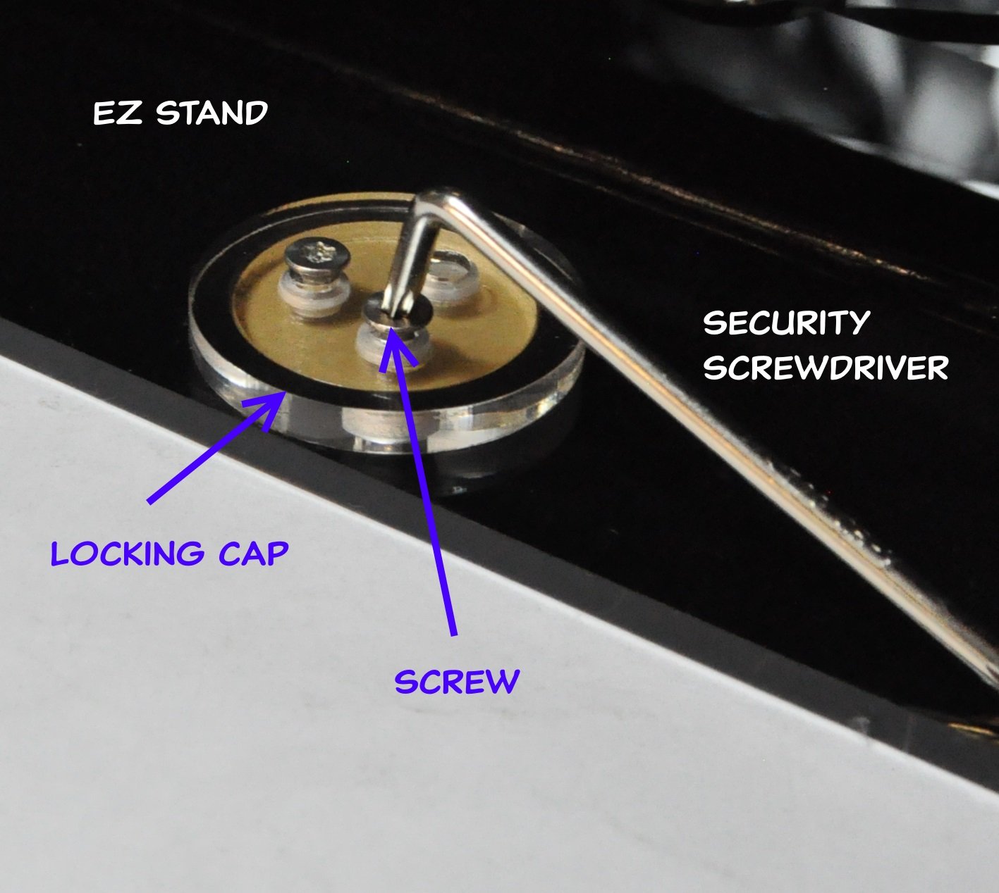 Black Acrylic Vesa Desktop Mount Stand For Smart Display