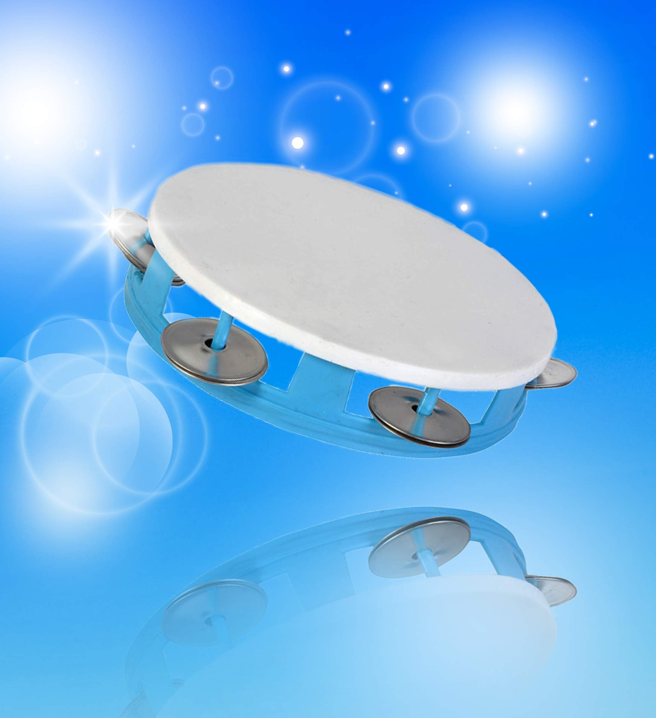 Rhode Island Novelty 5.5 Inch Mini Tambourines, Pack Of 12 Assorted