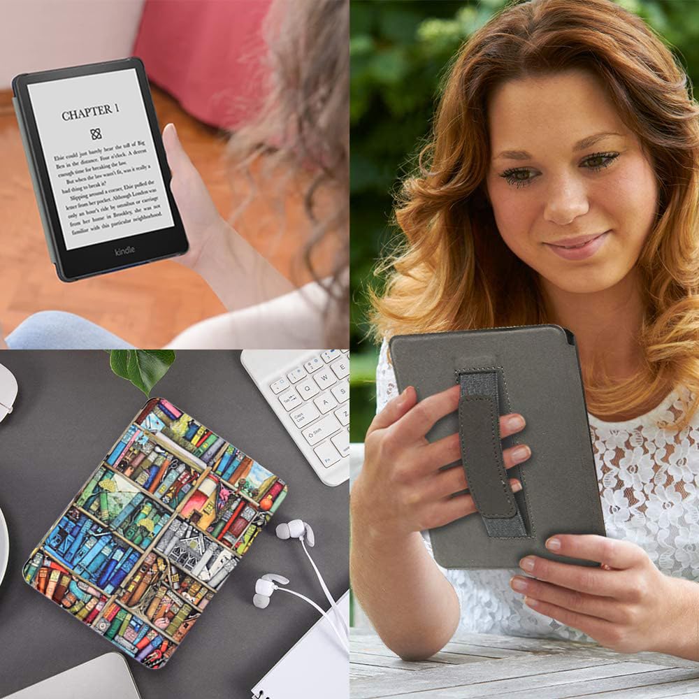 Scsvpn Case For 6.8'' Kindle Paperwhite 11Th Generation 2021 And Kindle Paperwhite Signature Edition   Ultra Slim Premium Durabl