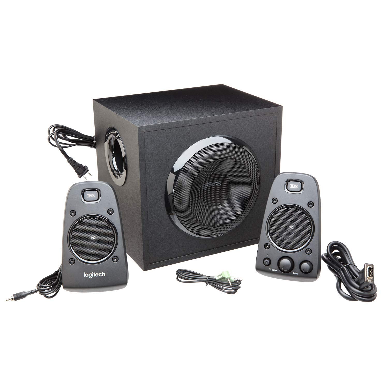 Logitech Z623 400 Watt Home Speaker System, 2.1 Speaker System   Black