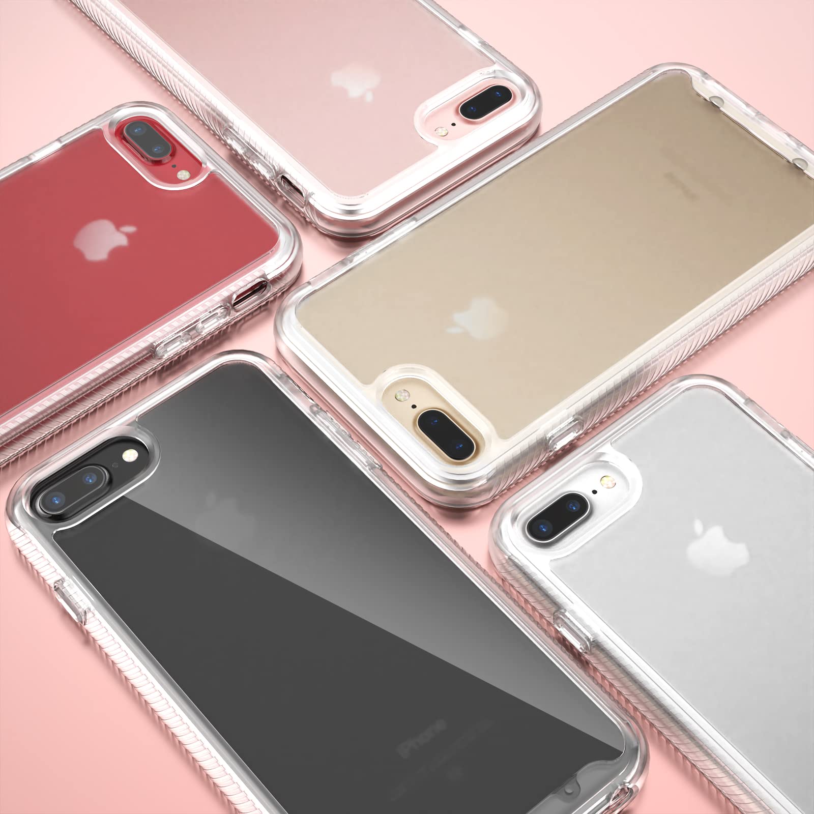 Idweel Iphone 8 Plus Case, Iphone 7 Plus Case, Full Body Durable Shockproof Case With Screen Protector Heavy Duty Shock Resistan