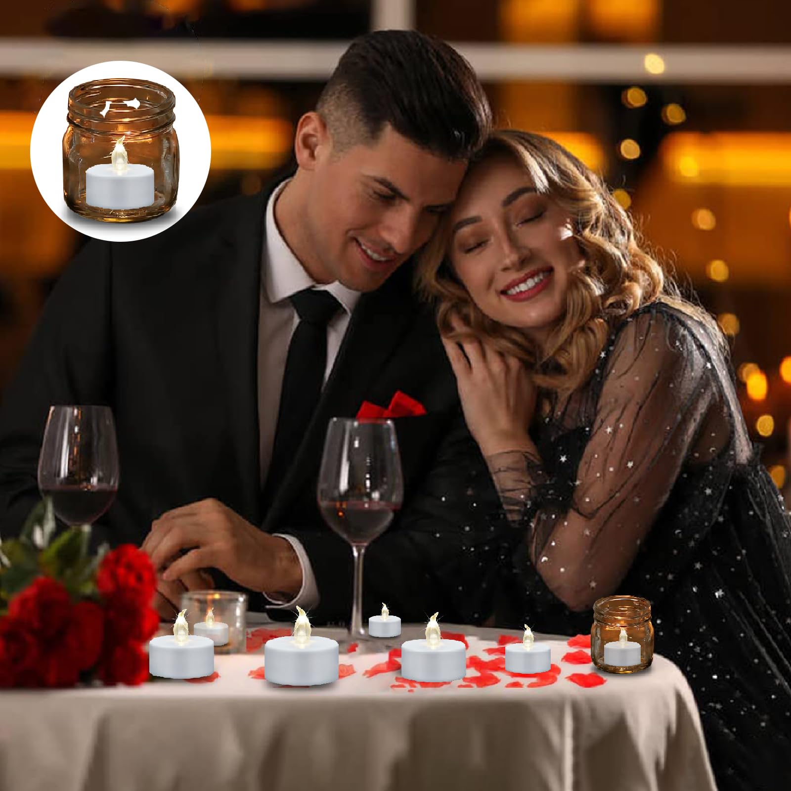 Flameless Led Tea Lights Candles With Remote And Timer,12Pack Battery Operated Electric Candle,Bright Flickering Votive Tealight