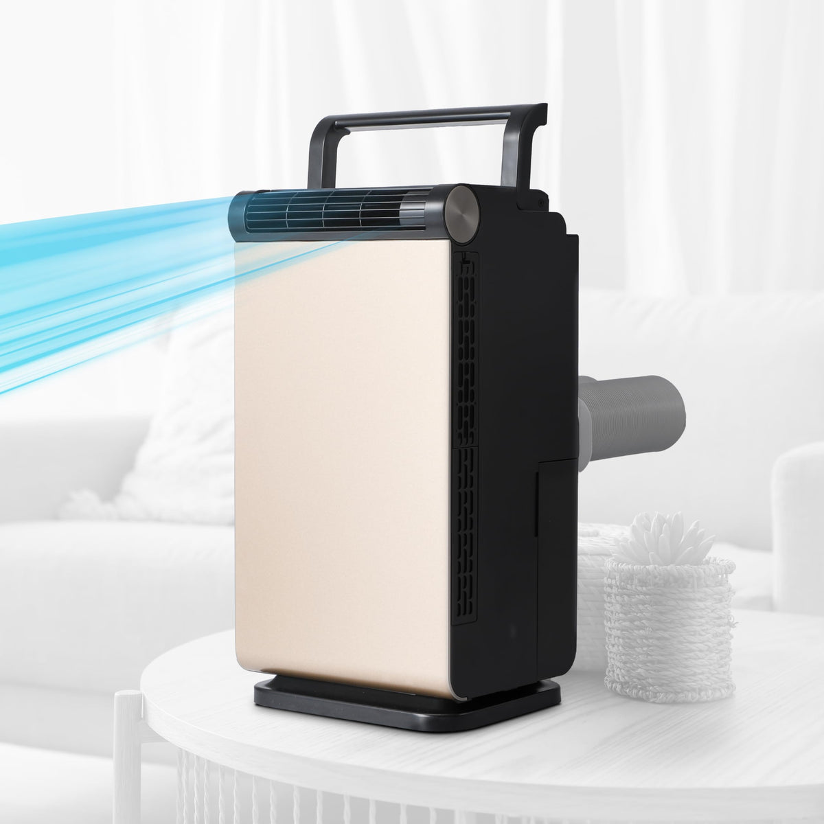 Black+Decker 3 In 1 Personal Portable Air Conditioner, Portable Fan & Dehumidifier, Windowless Air Conditioner With Electronic C
