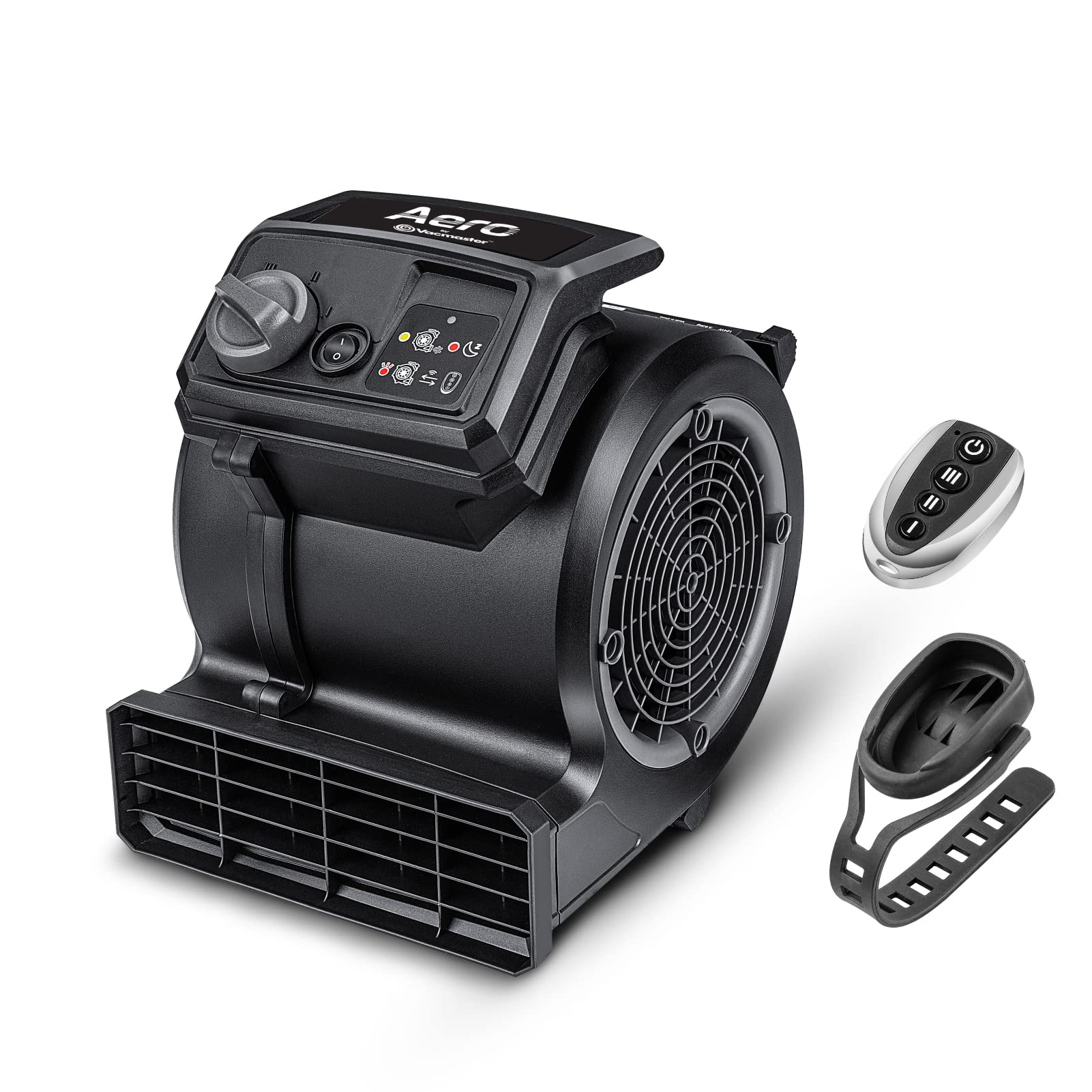 Vacmaster Am201R 3 Speed Floor Fan, 156W 550 Cfm Air Mover, Utility Blower Fan, Carpet Dryer For Drying, Cooling & Circulation