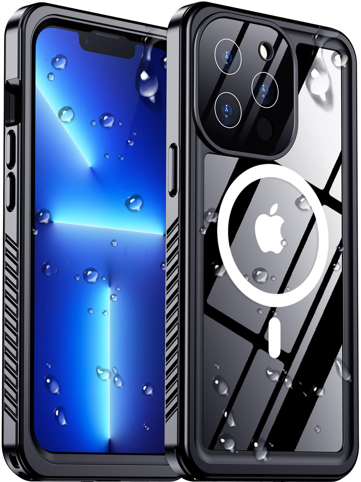 Red2Fire 2024 New Designed For Iphone 13 Pro Max Case Waterproof, [Compatible With Magsafe][Full Body Shockproof][Ip68 Underwate