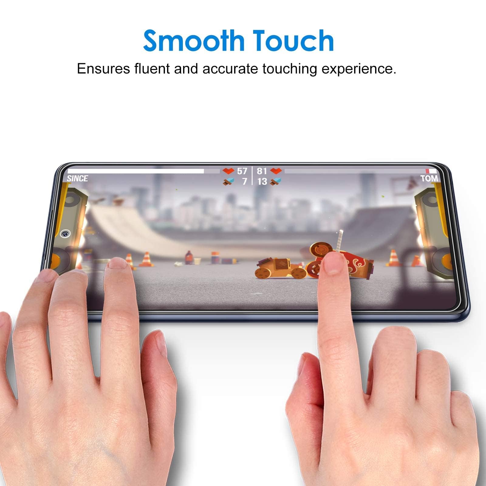 Jetech Screen Protector Compatible With Samsung Galaxy S20 Fe 6.5 Inch, Tempered Glass Film, 3 Pack