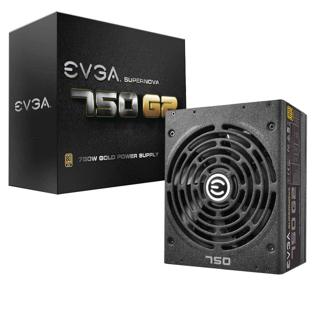 EVGA SuperNOVA 750 G2, 80+ GOLD 750W, Fully Modular, EVGA ECO Mode, 10 Year Warranty, Includes FREE Power On Self Tester Power S